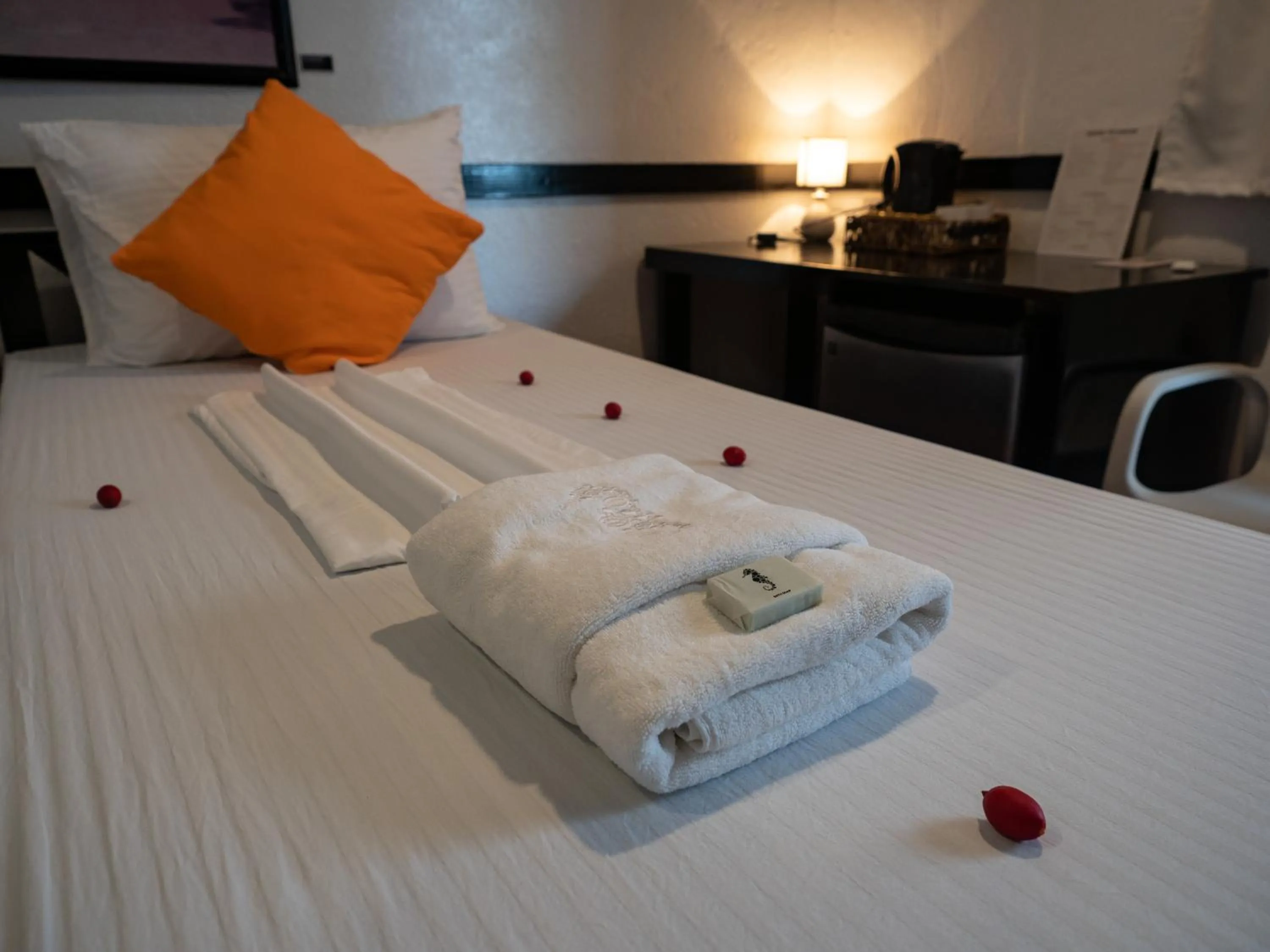 Bed in Hippocampus Beach Resort