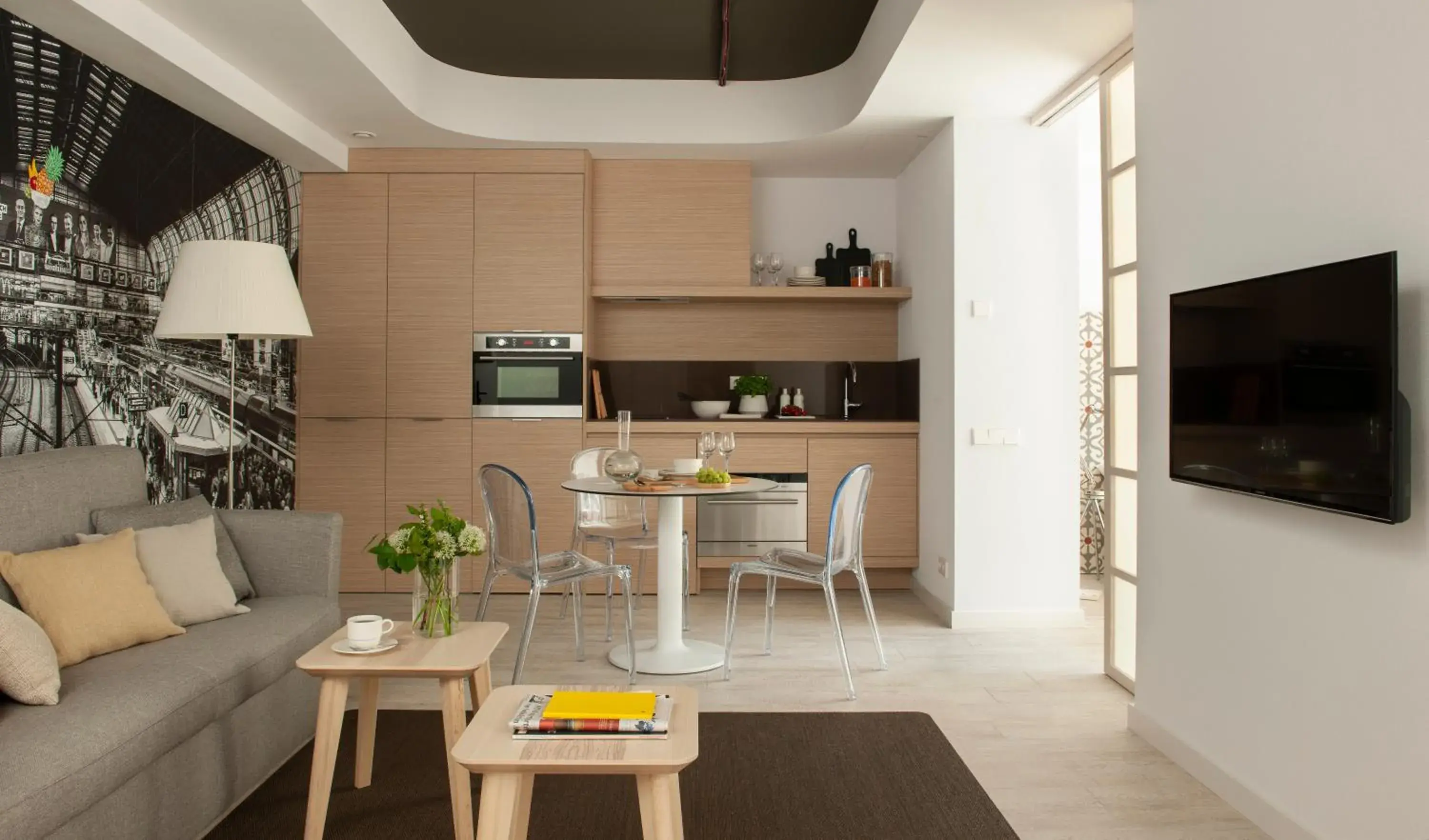 TV and multimedia in Eric Vökel Boutique Apartments - Hamburg Suites TV and multimedia in Eric Vökel Boutique Apartments - Hamburg Suites