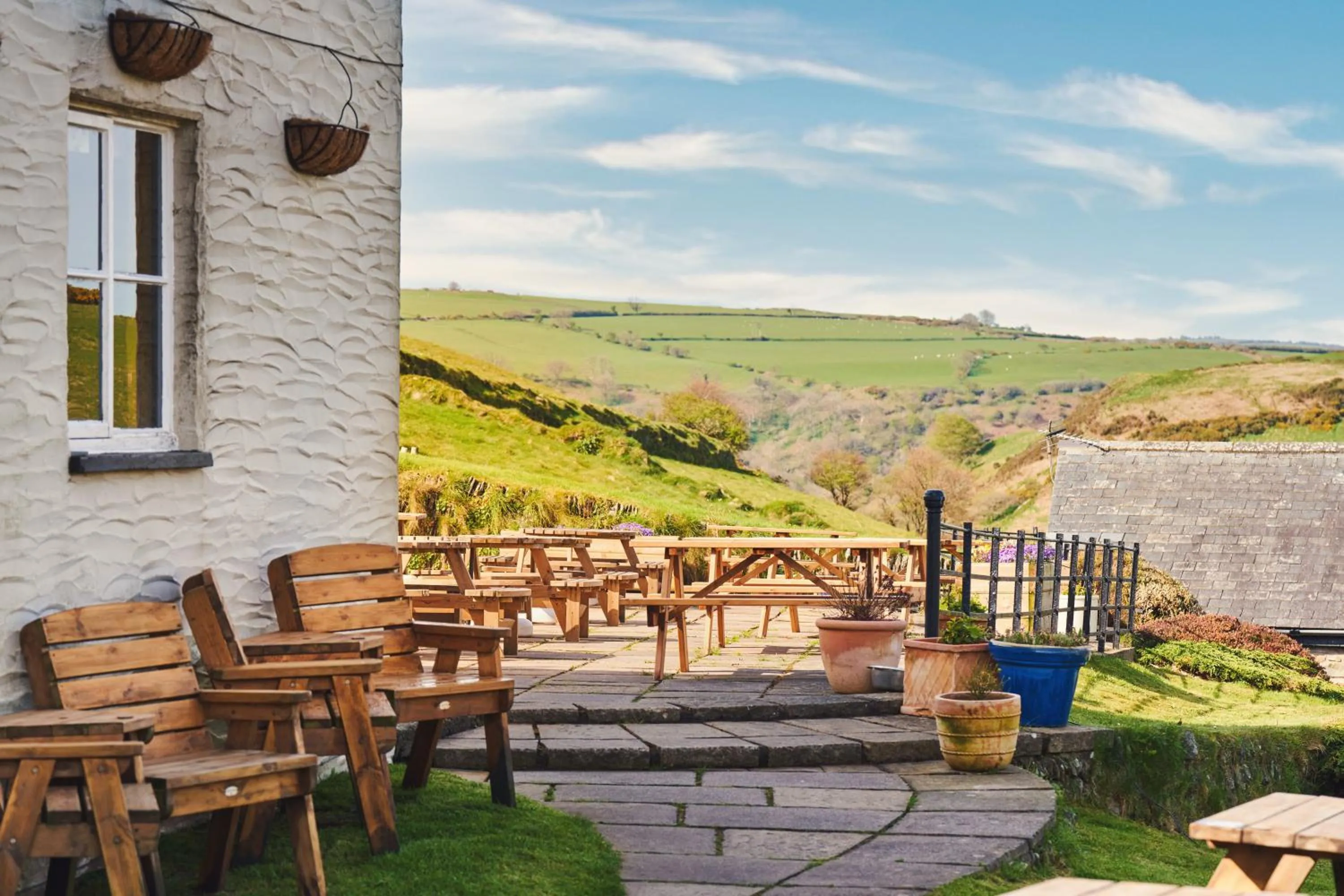 Balcony/Terrace in Blue Ball Inn