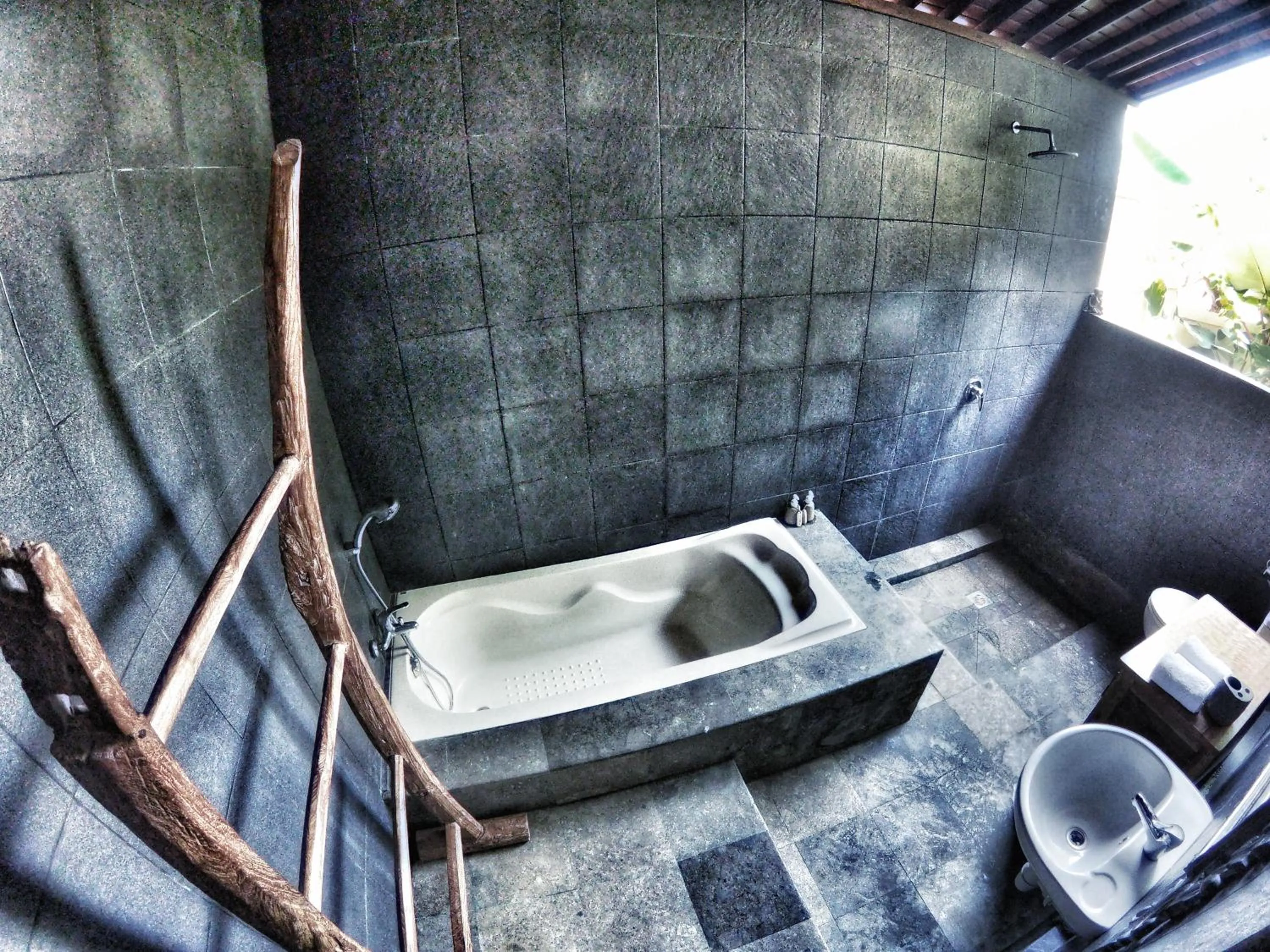 Bathroom in Secluded Jungle Villa