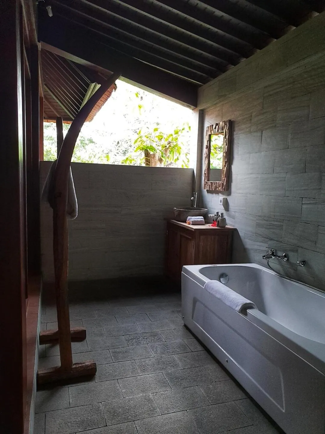 Bathroom in Secluded Jungle Villa