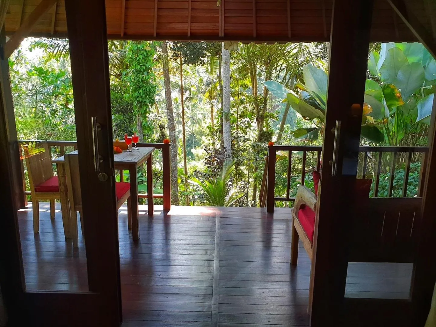 Garden view in Secluded Jungle Villa