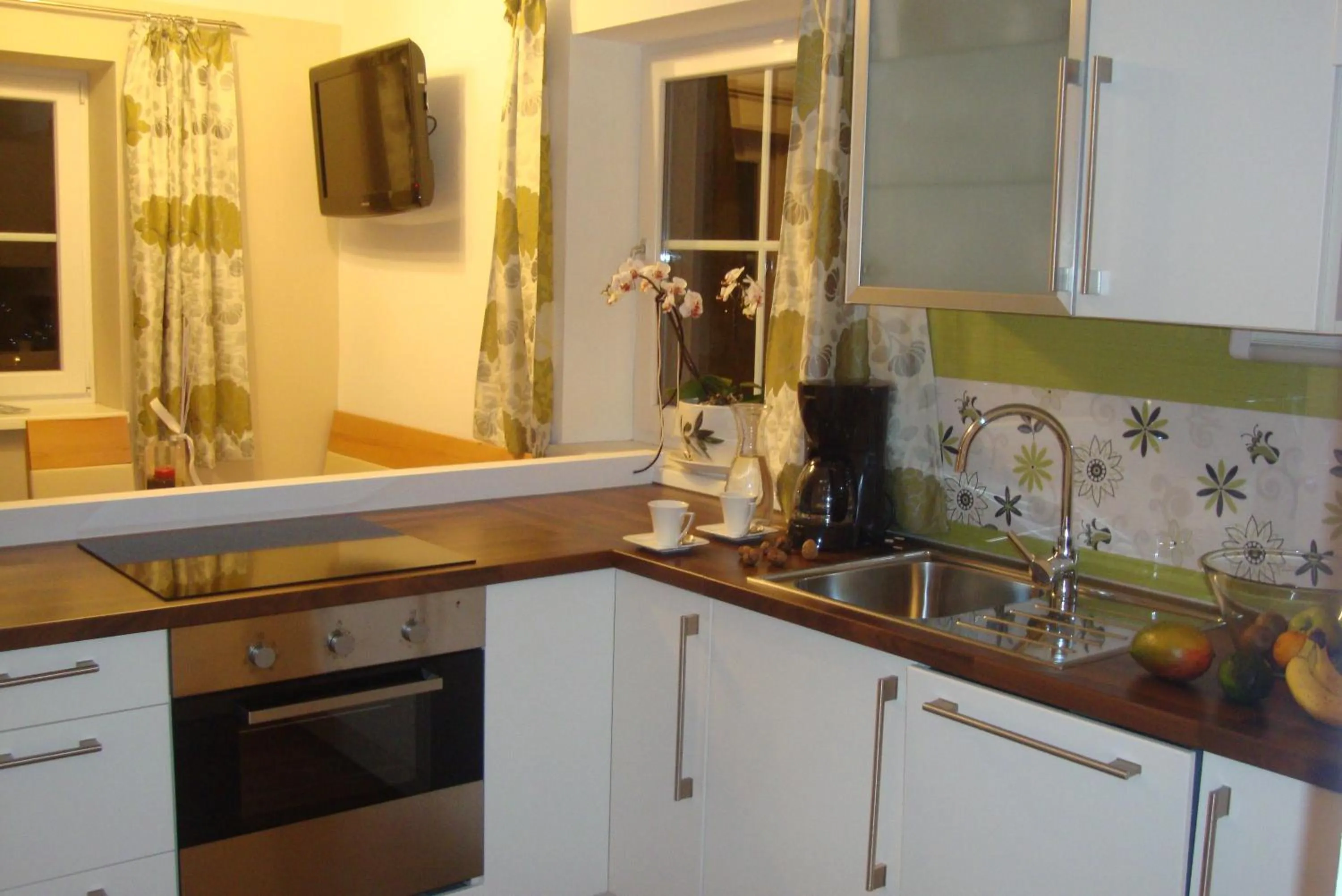 Kitchen or kitchenette in Appartement Sonnengarten