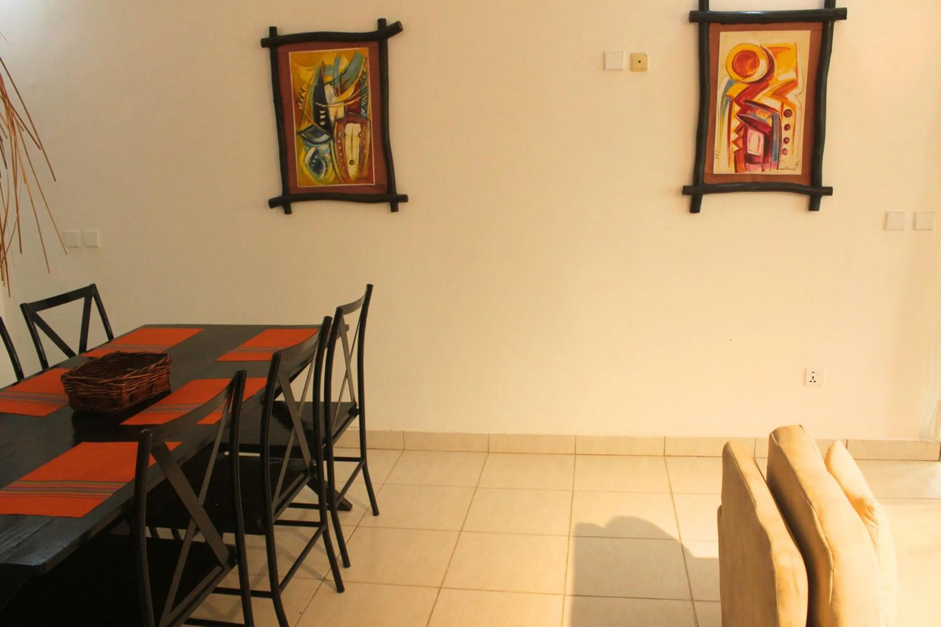 Living room in Salama Village Kigali