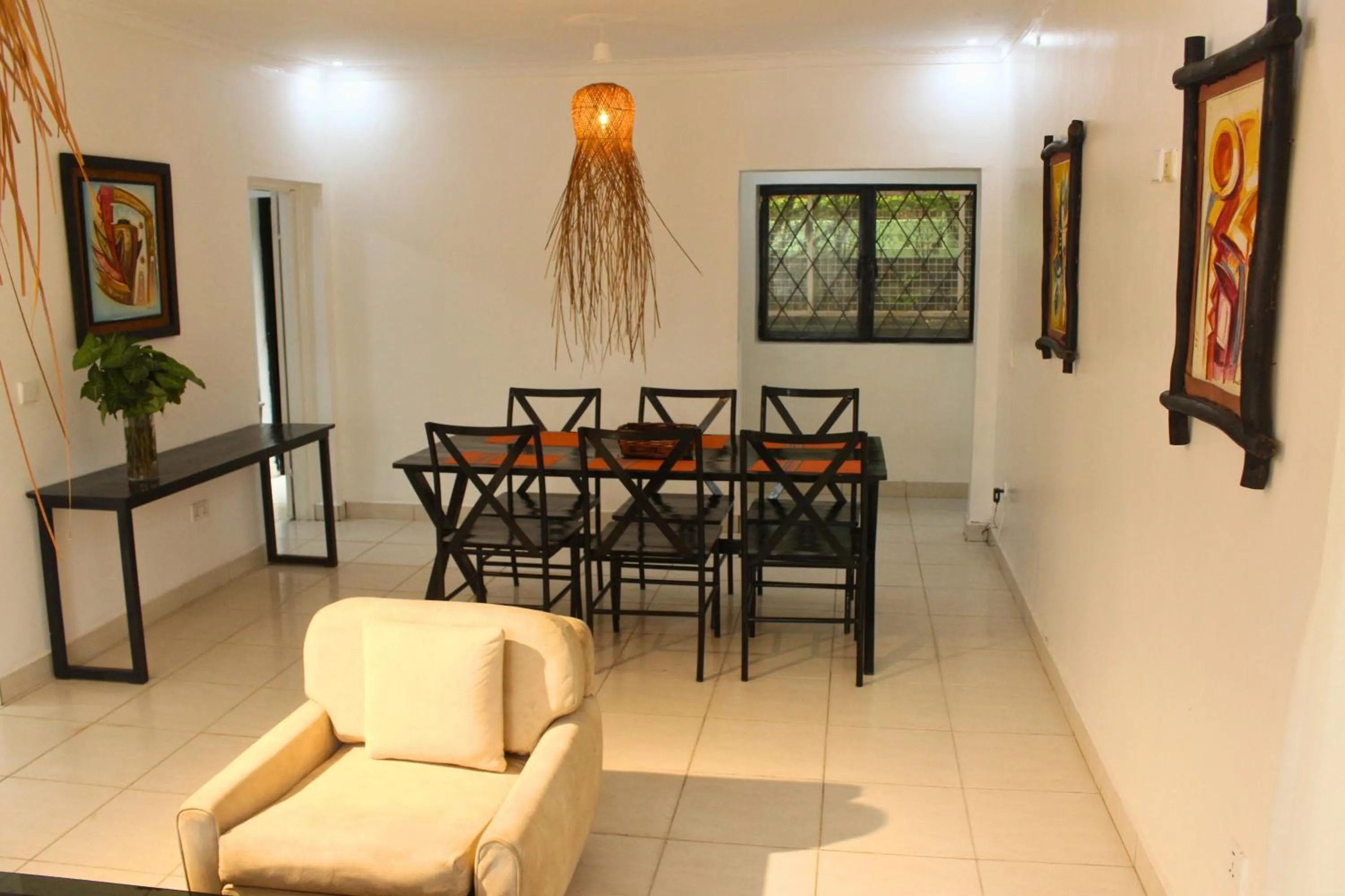 Living room in Salama Village Kigali