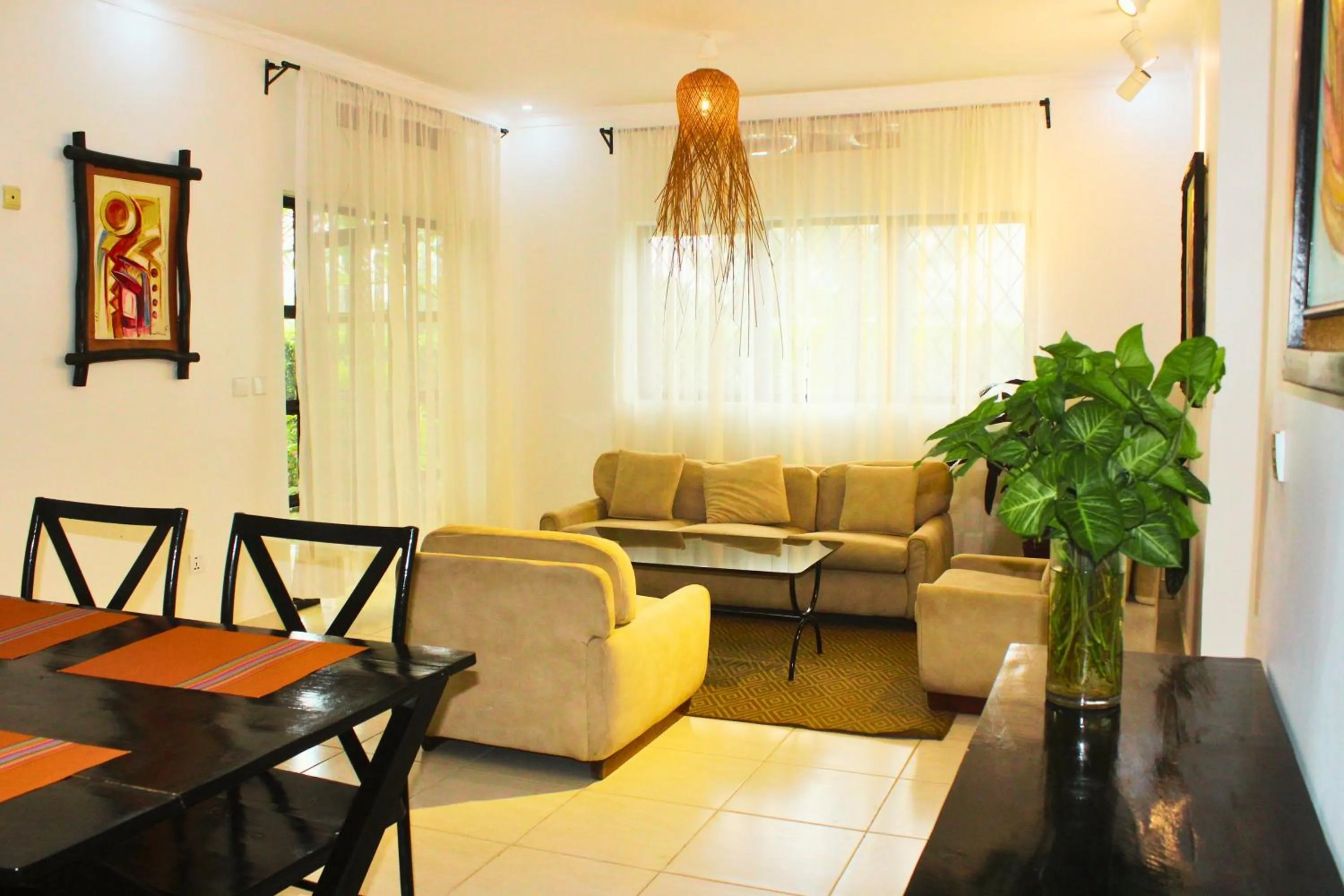 Living room in Salama Village Kigali