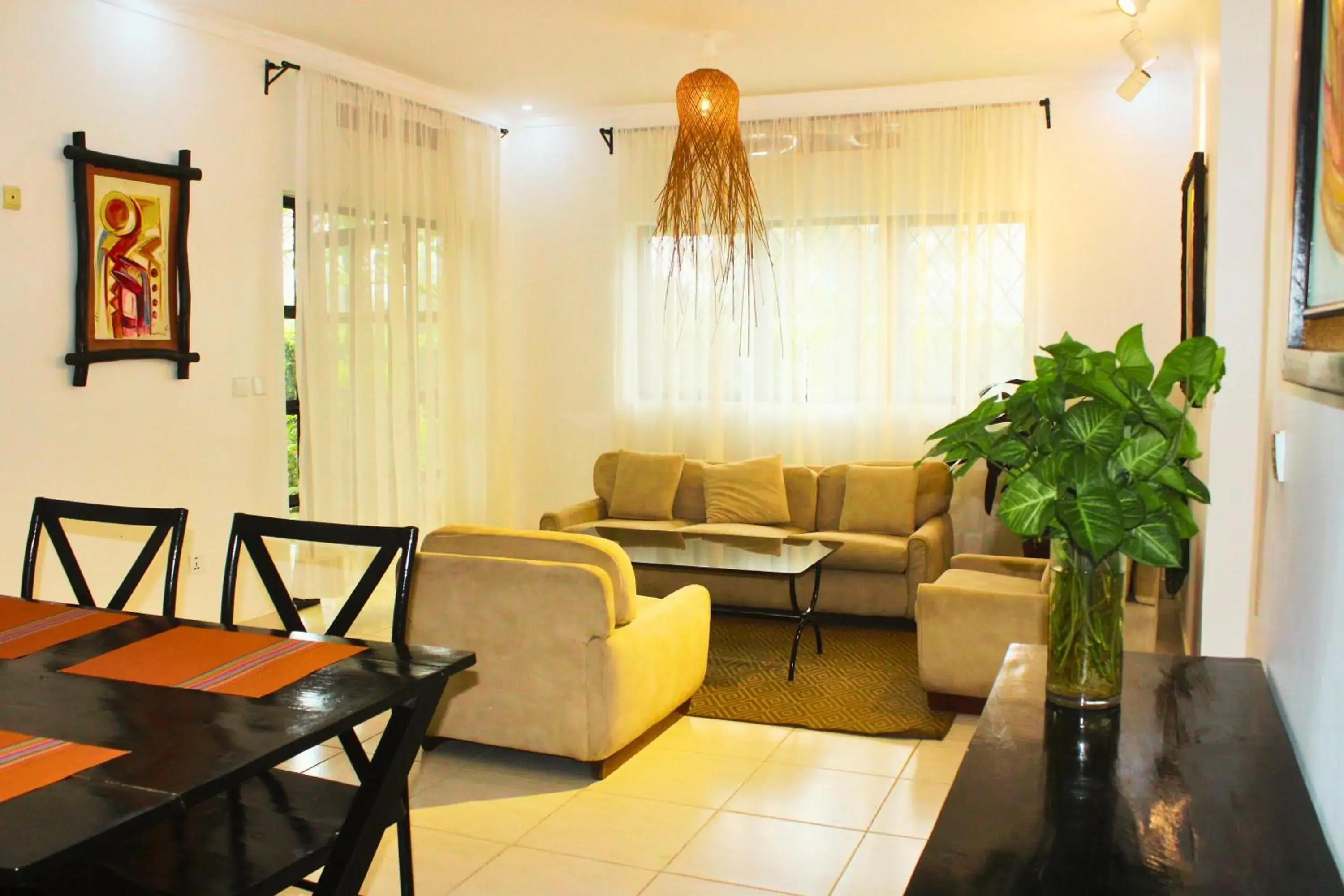 Living room in Salama Village Kigali Living room in Salama Village Kigali