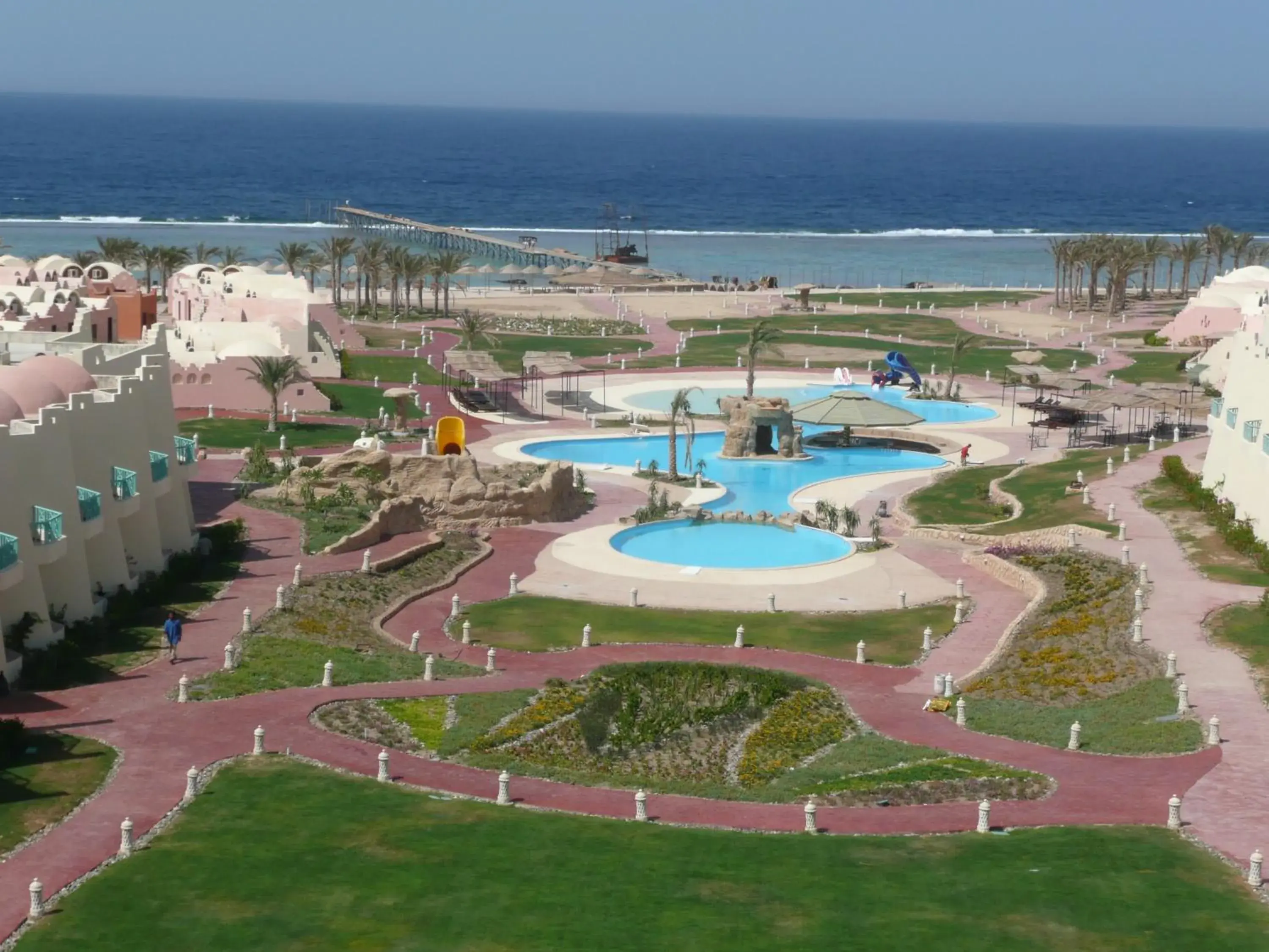 Bird's eye view in ONATTI Beach Resort - Marsa Alam Bird's eye view in ONATTI Beach Resort - Marsa Alam