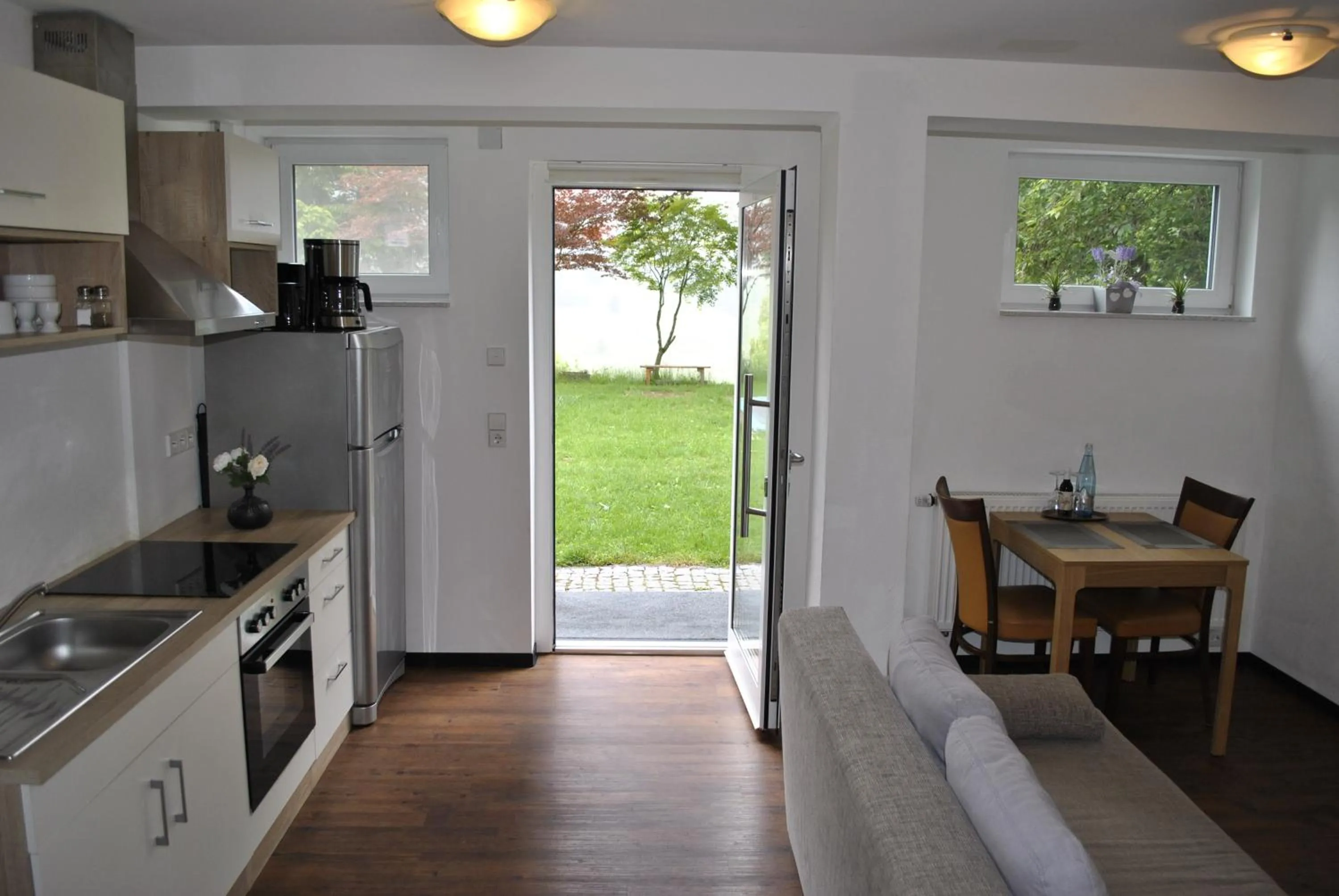 Kitchen or kitchenette in Hotel & Chalets Herrihof