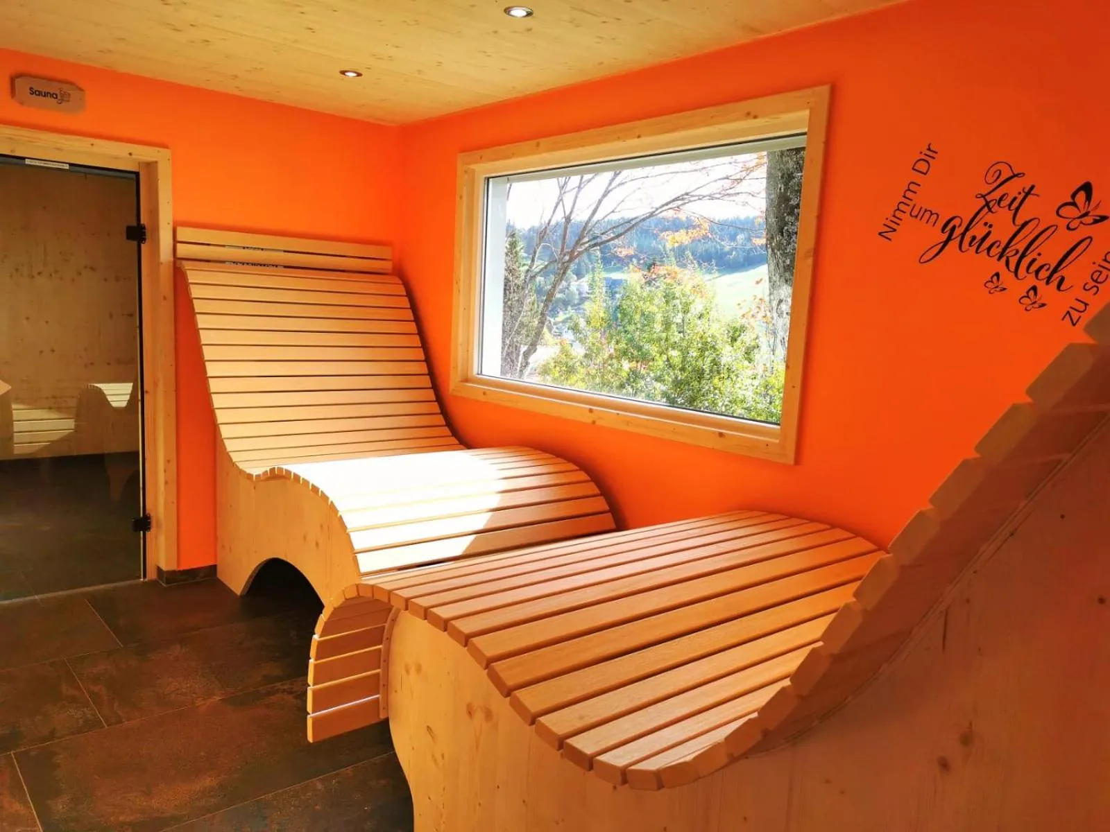 Sauna in Hotel & Chalets Herrihof