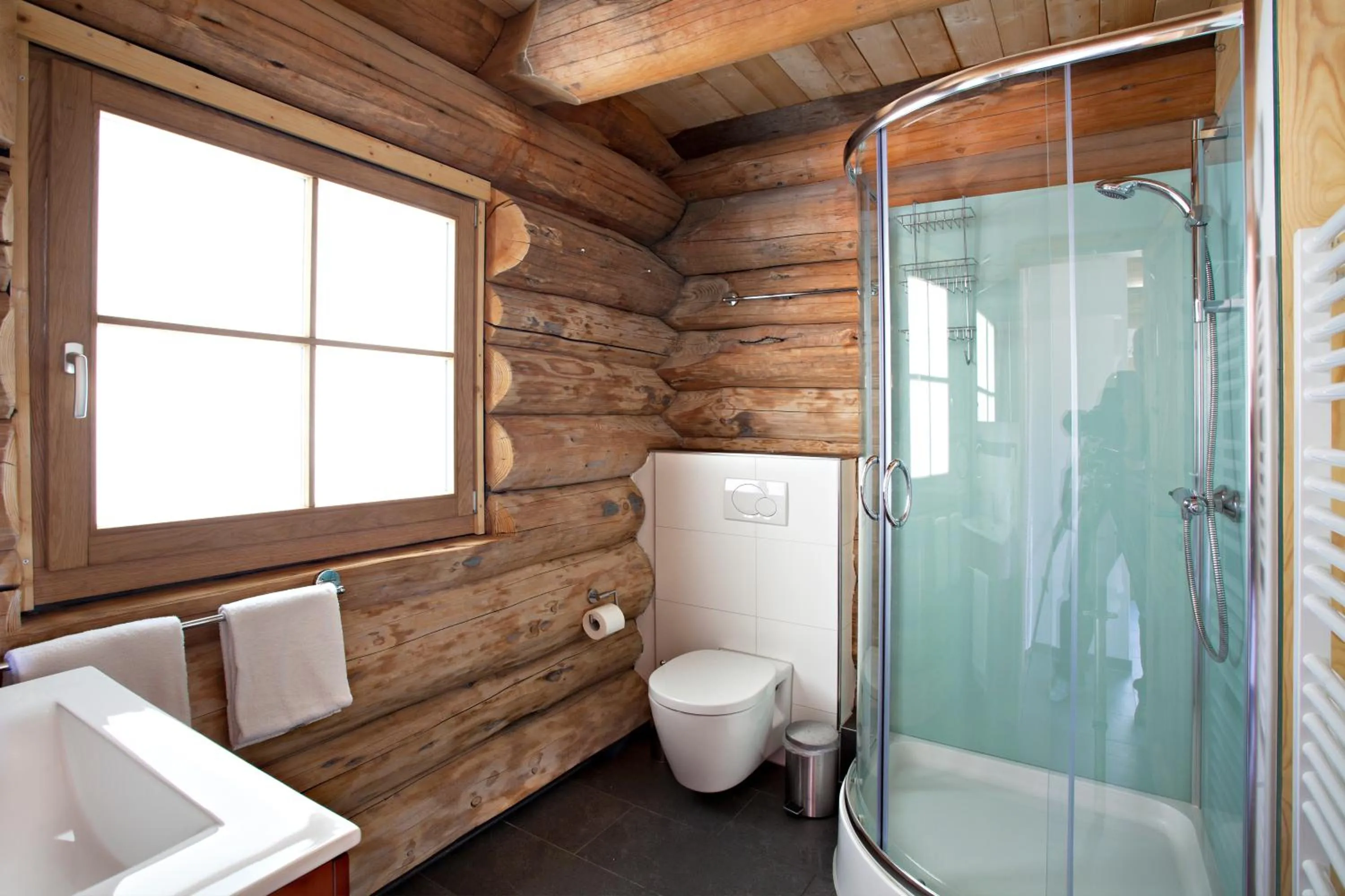 Bathroom in Hotel & Chalets Herrihof