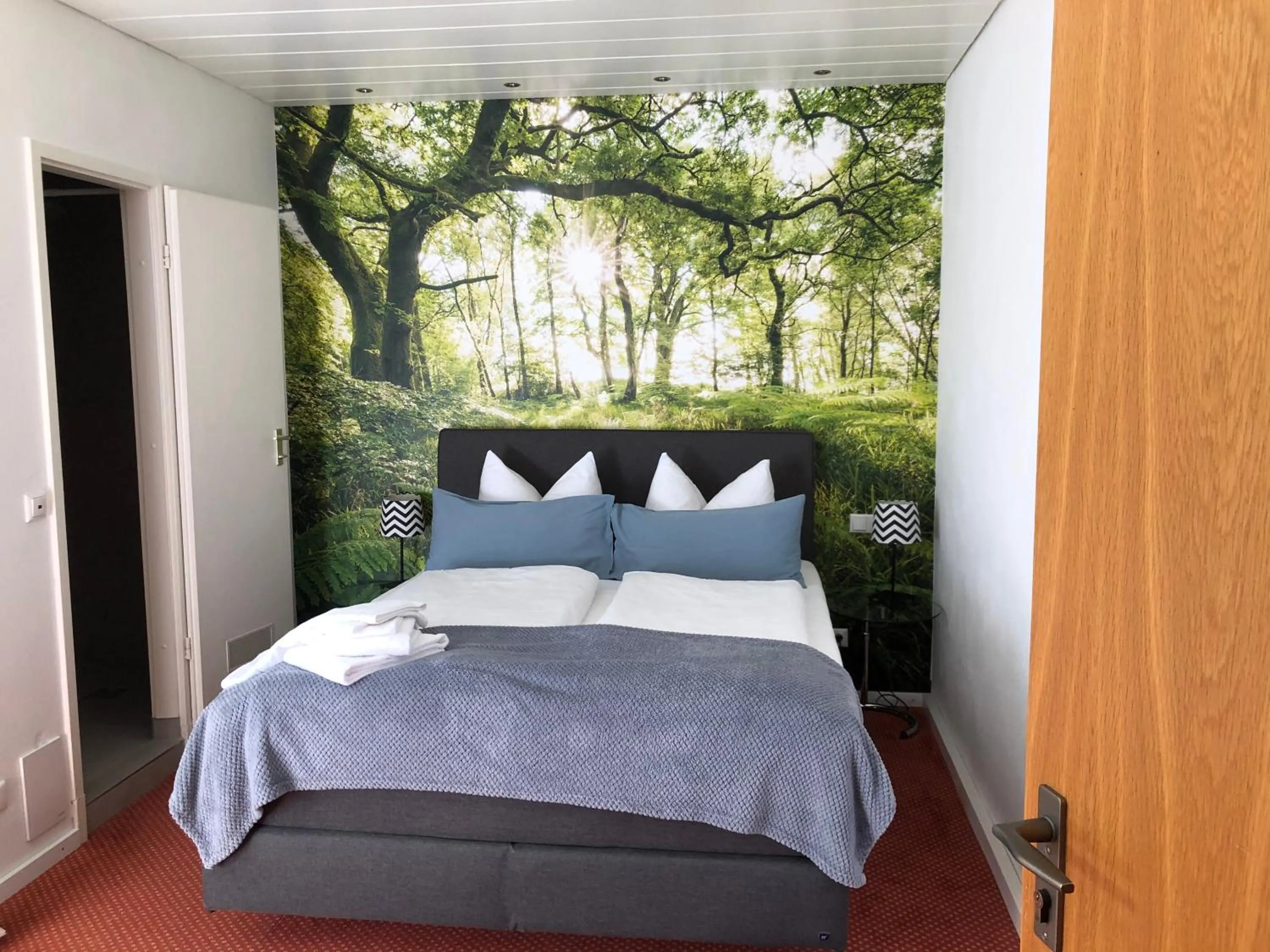 Bed in Haus am Wald