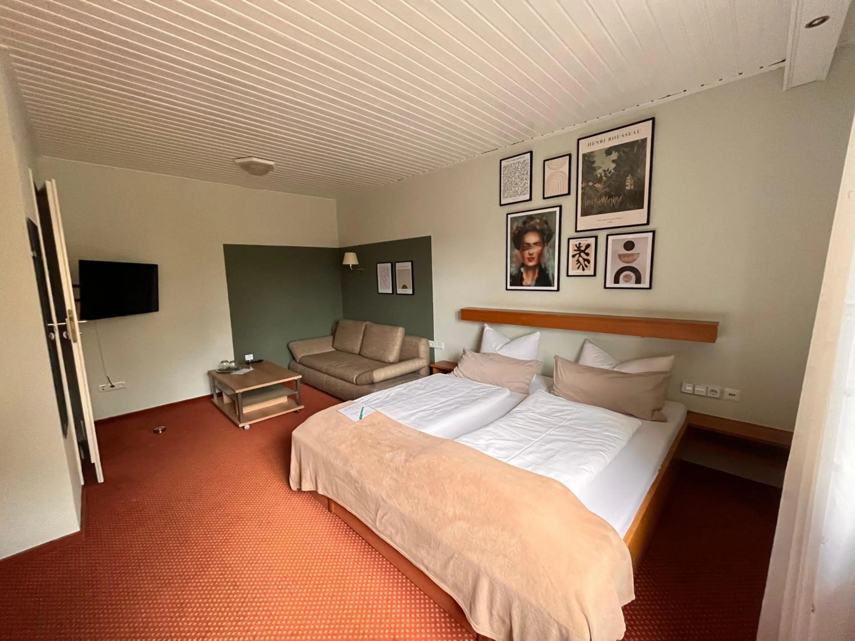 Bed in Haus am Wald