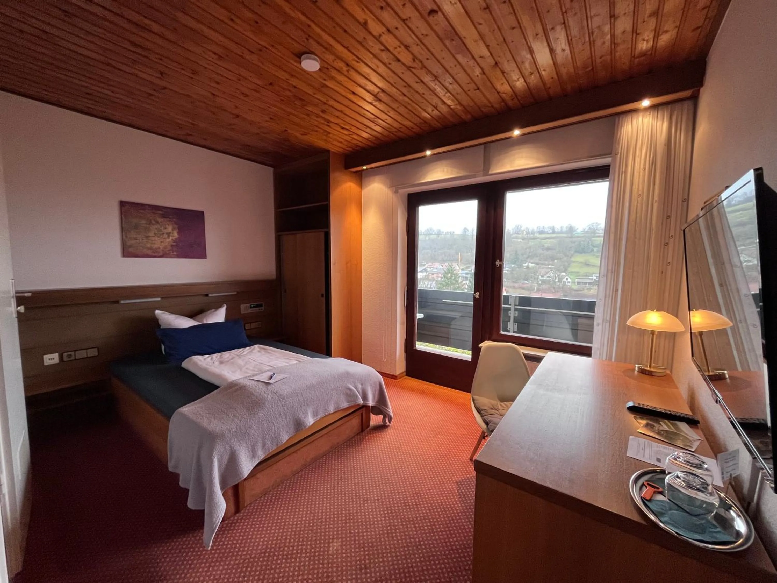 Bedroom, Bed in Haus am Wald