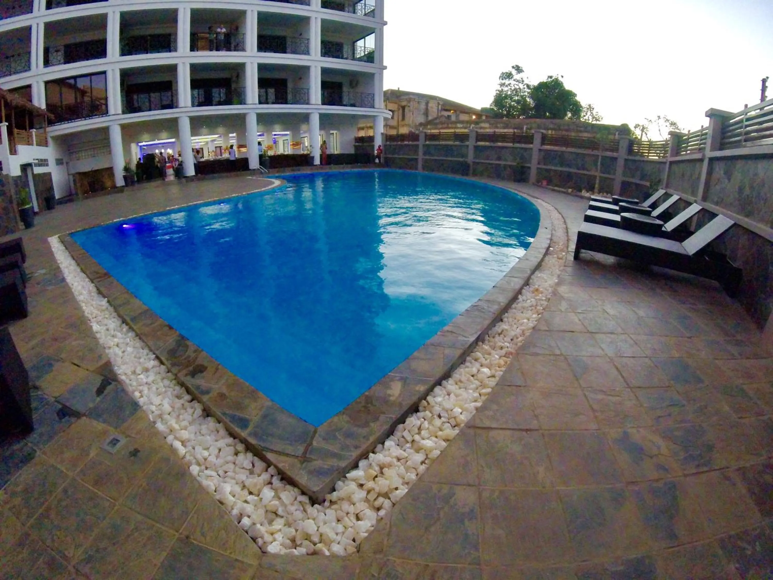 Swimming pool in Hotel de la Poste