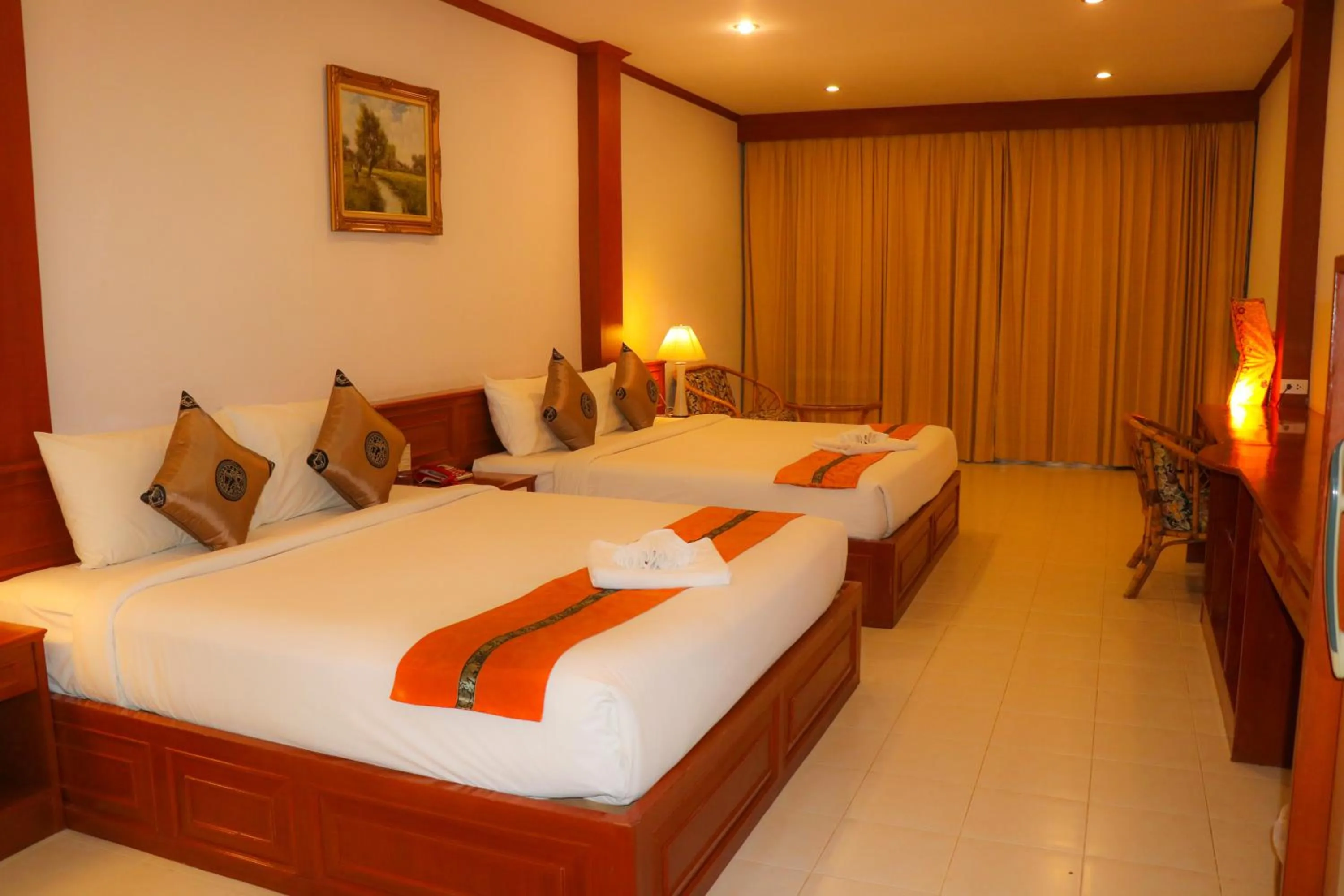 Bedroom, Bed in Andaman Seaside Resort Bangtao Beach