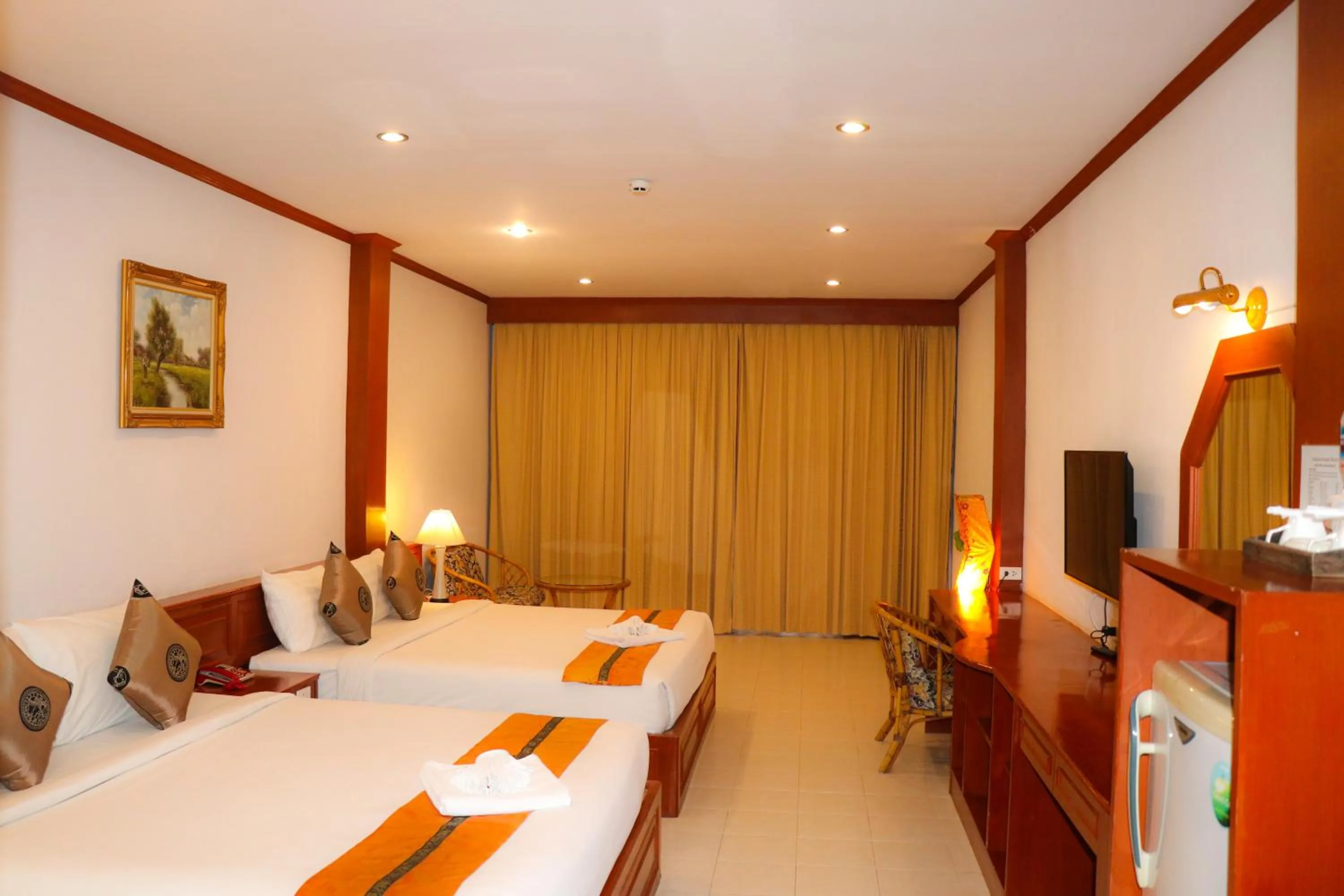 Living room, Bed in Andaman Seaside Resort Bangtao Beach