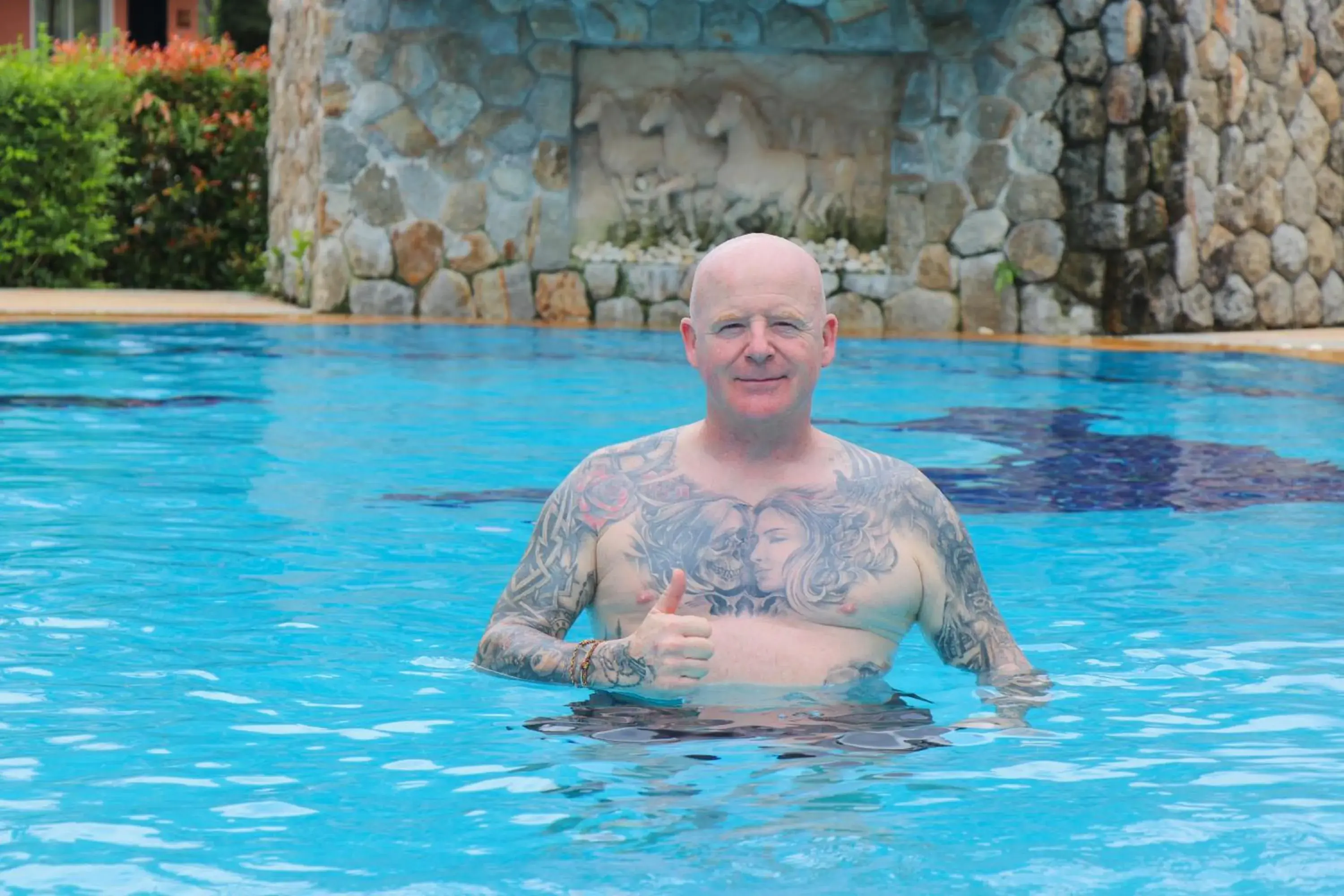 Pool view in Andaman Seaside Resort Bangtao Beach Pool view in Andaman Seaside Resort Bangtao Beach