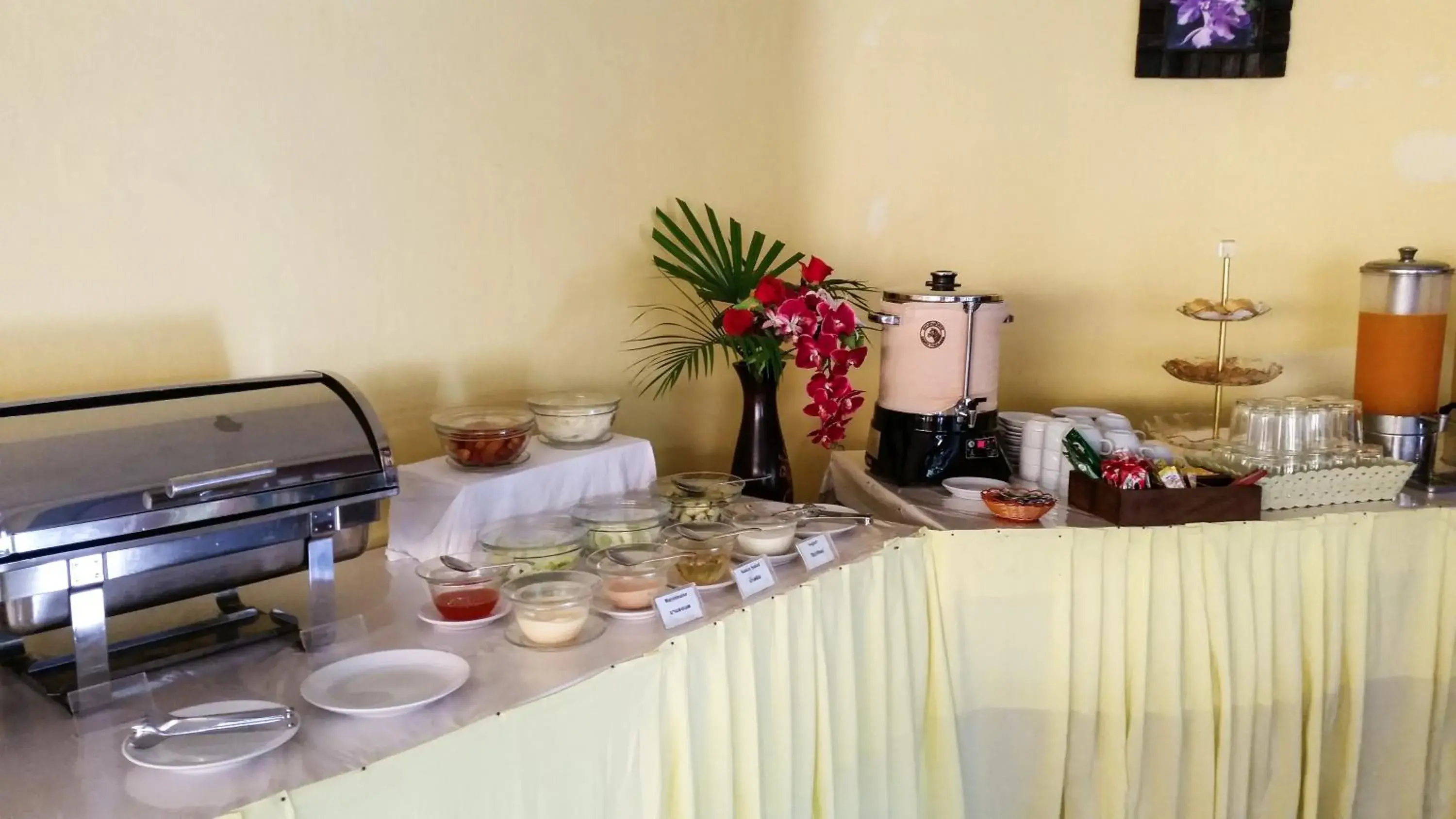 American breakfast in Andaman Seaside Resort Bangtao Beach American breakfast in Andaman Seaside Resort Bangtao Beach