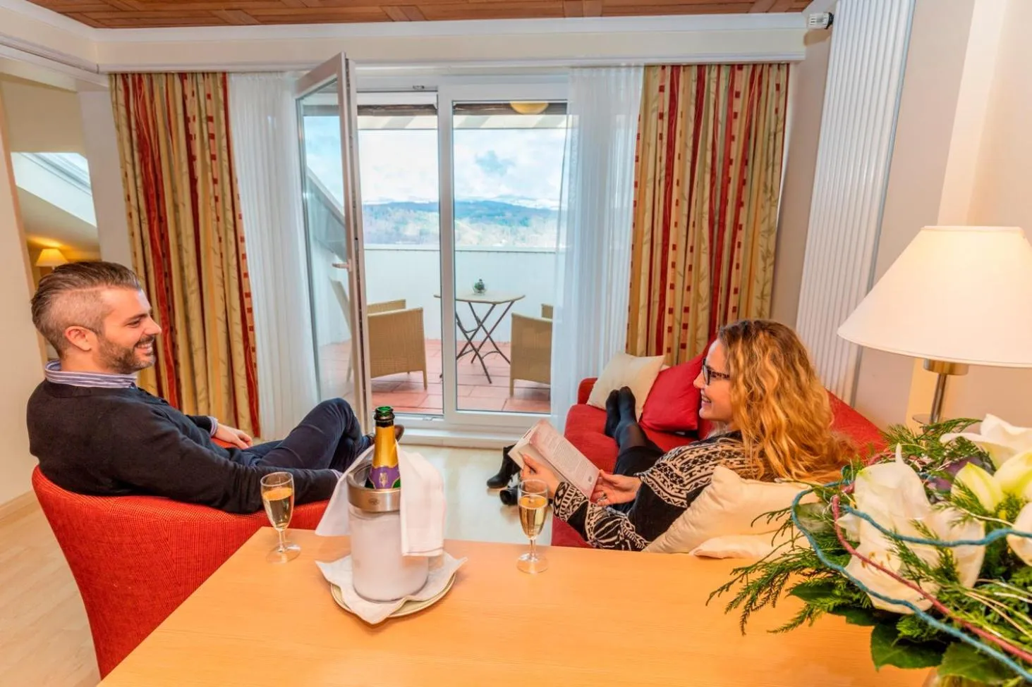 Balcony/Terrace in Hotel Restaurant Krone & Wellness - Schopfheim