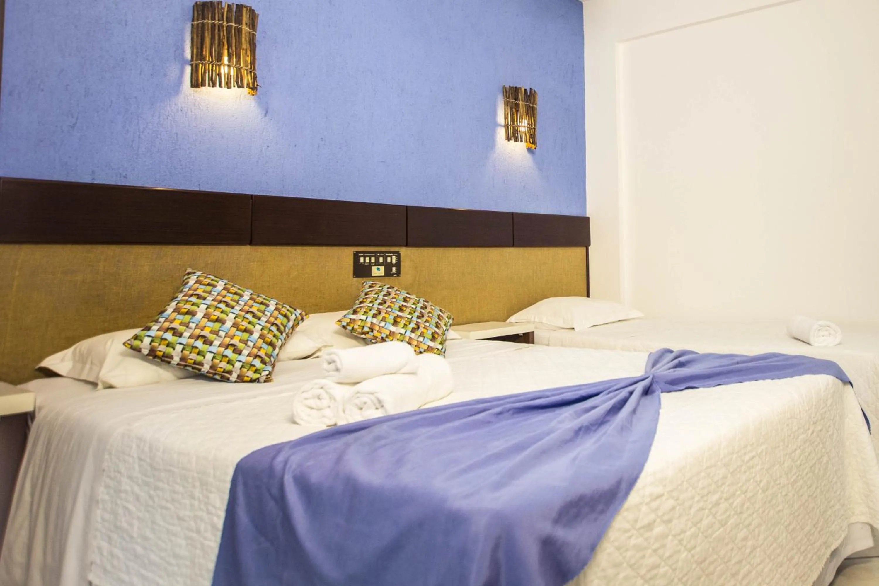 Bed in Pousada Dom Capudi