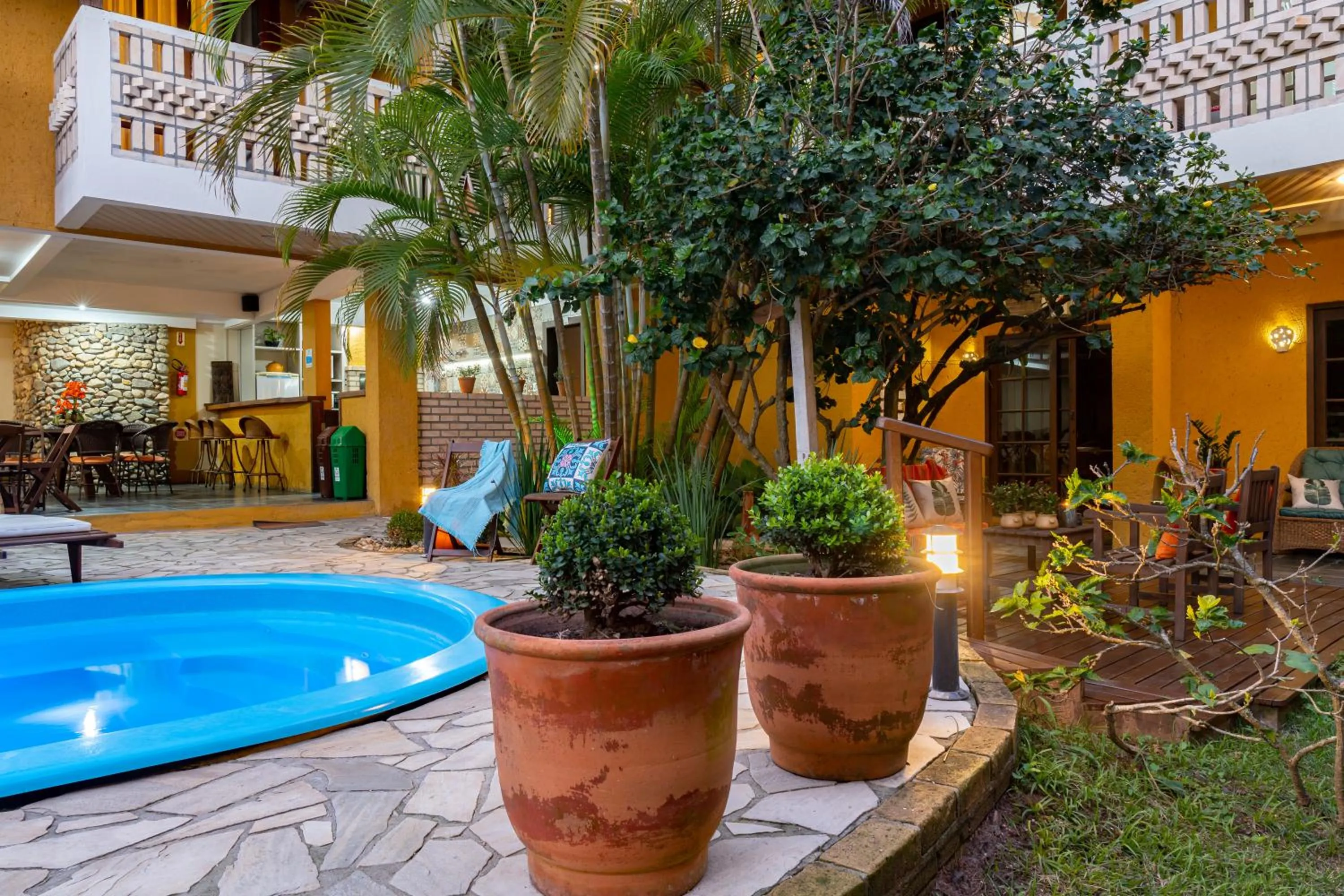 Patio in Pousada Dom Capudi