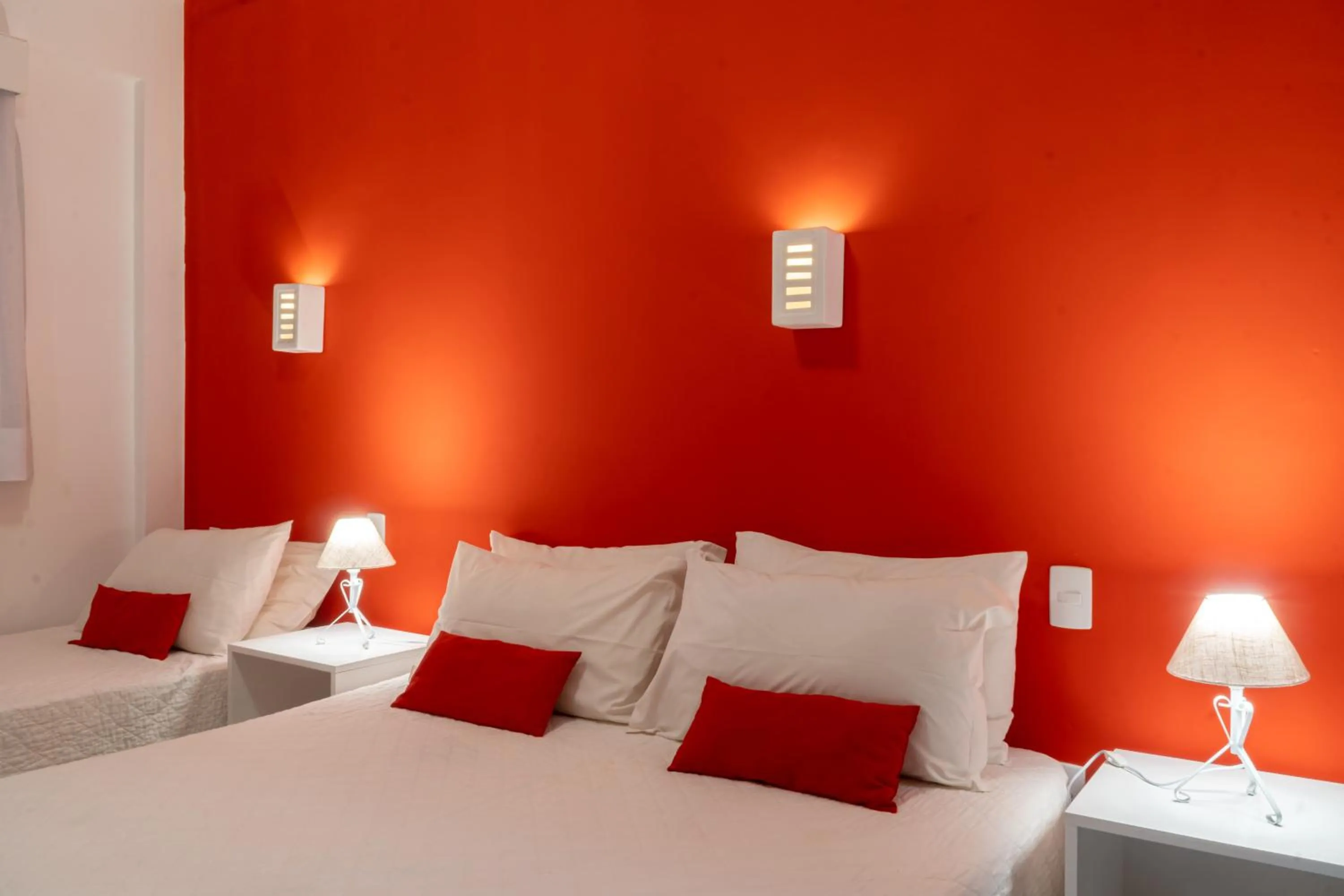 Bed in Pousada Dom Capudi