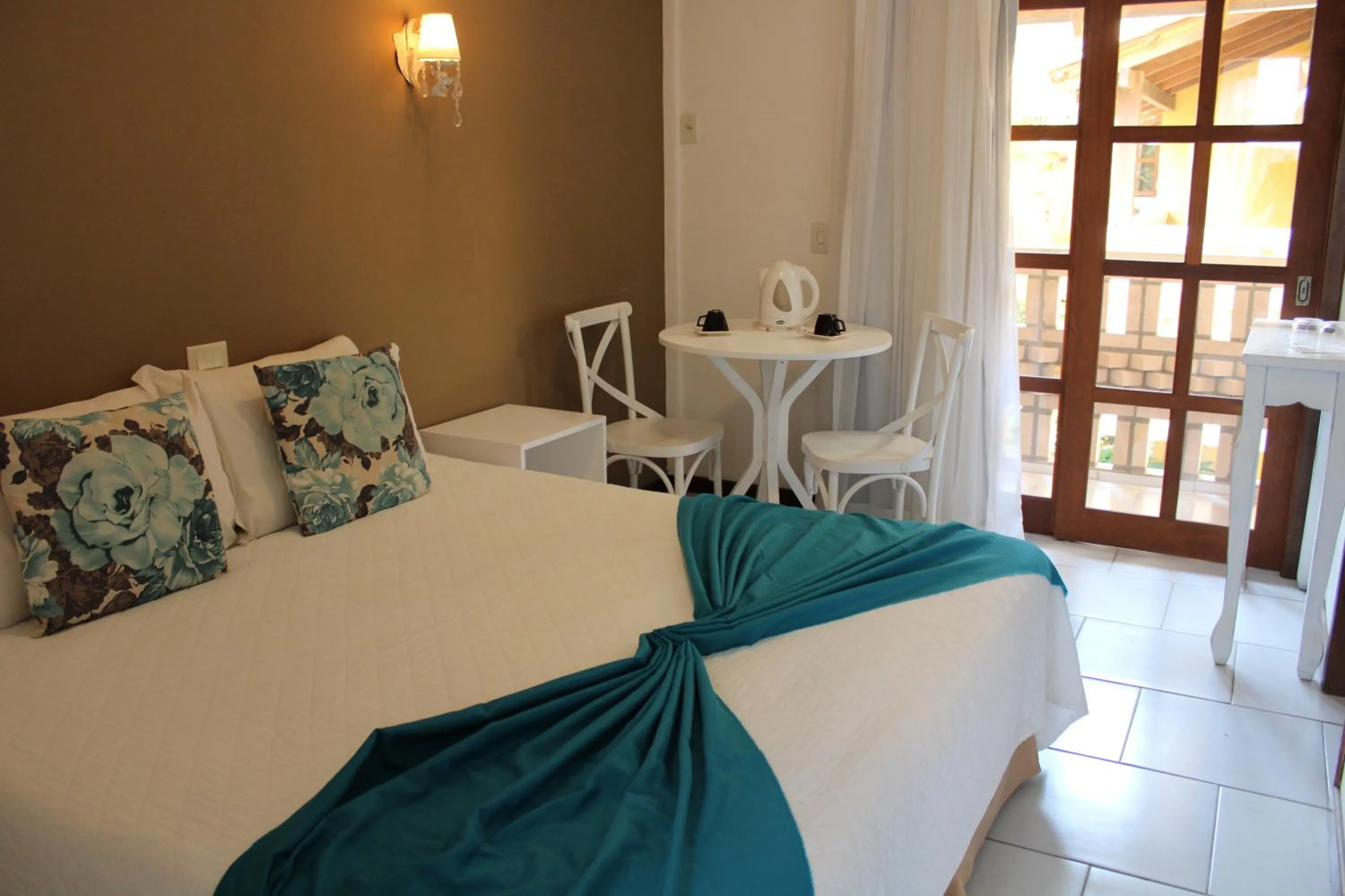 Bed in Pousada Dom Capudi