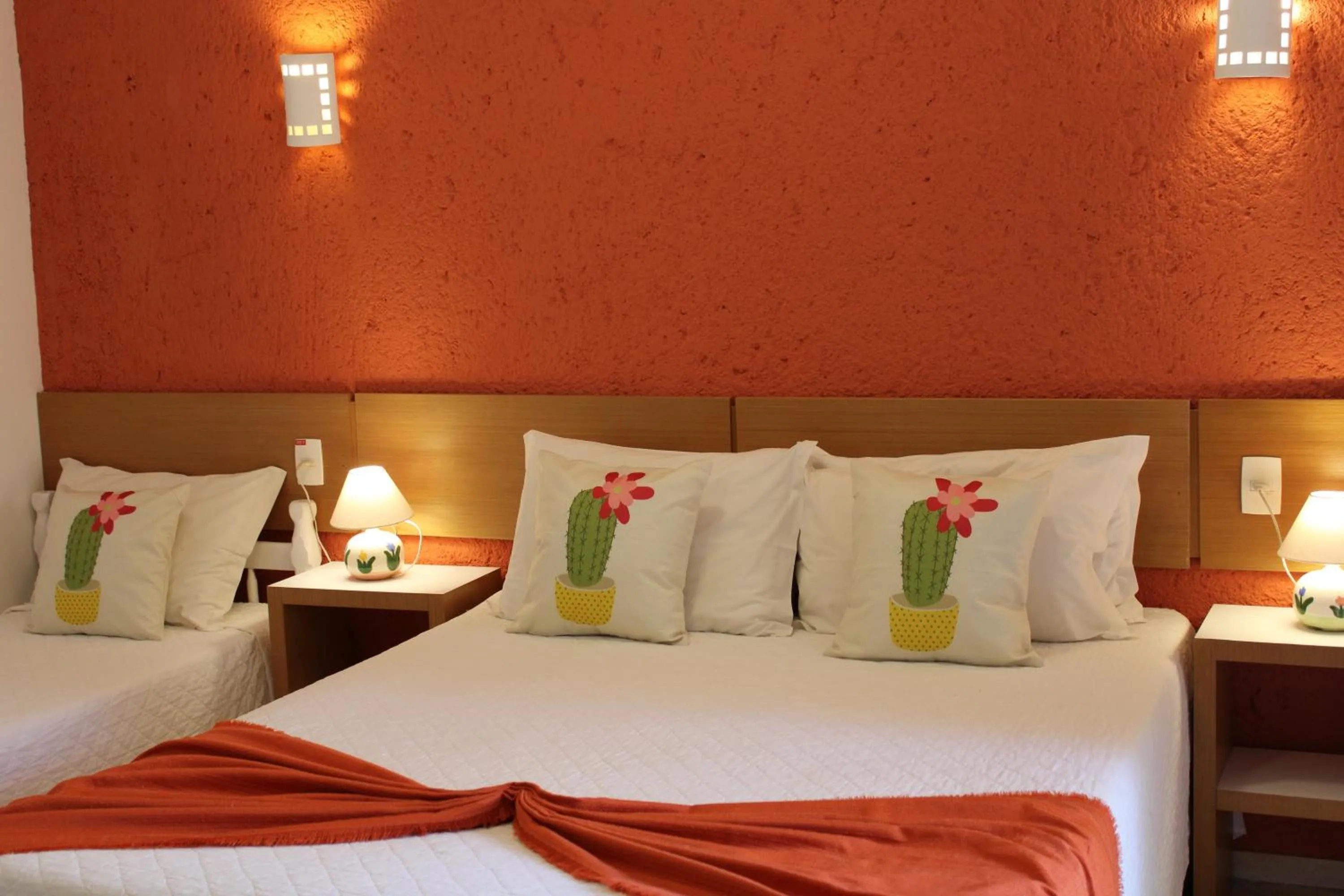 Bed in Pousada Dom Capudi