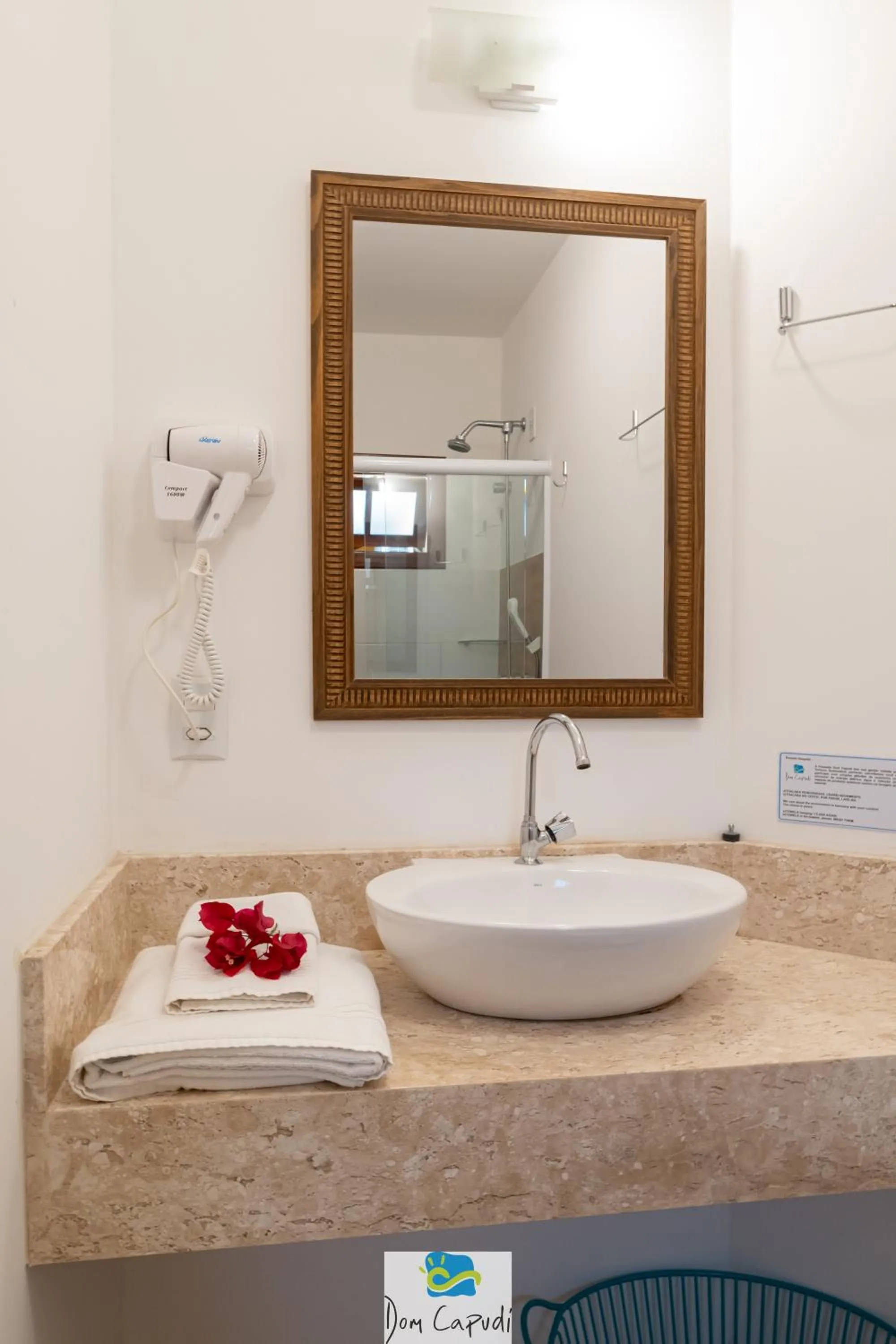 Bathroom in Pousada Dom Capudi