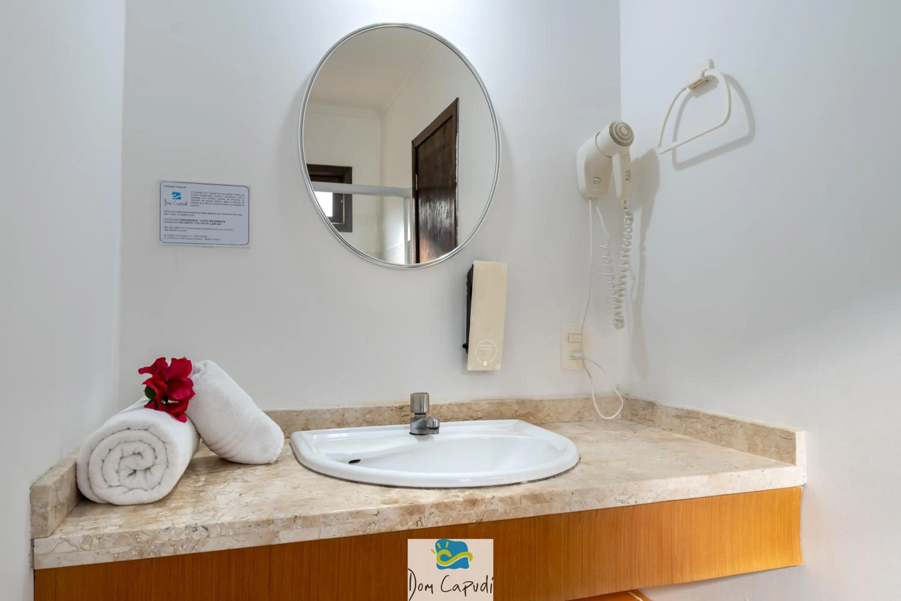 Bathroom in Pousada Dom Capudi