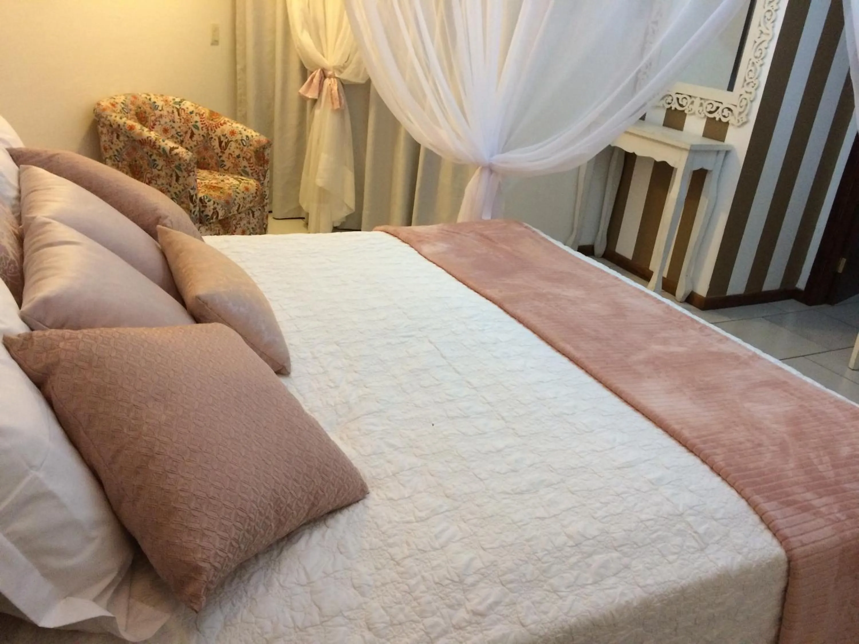 Bed in Pousada Dom Capudi