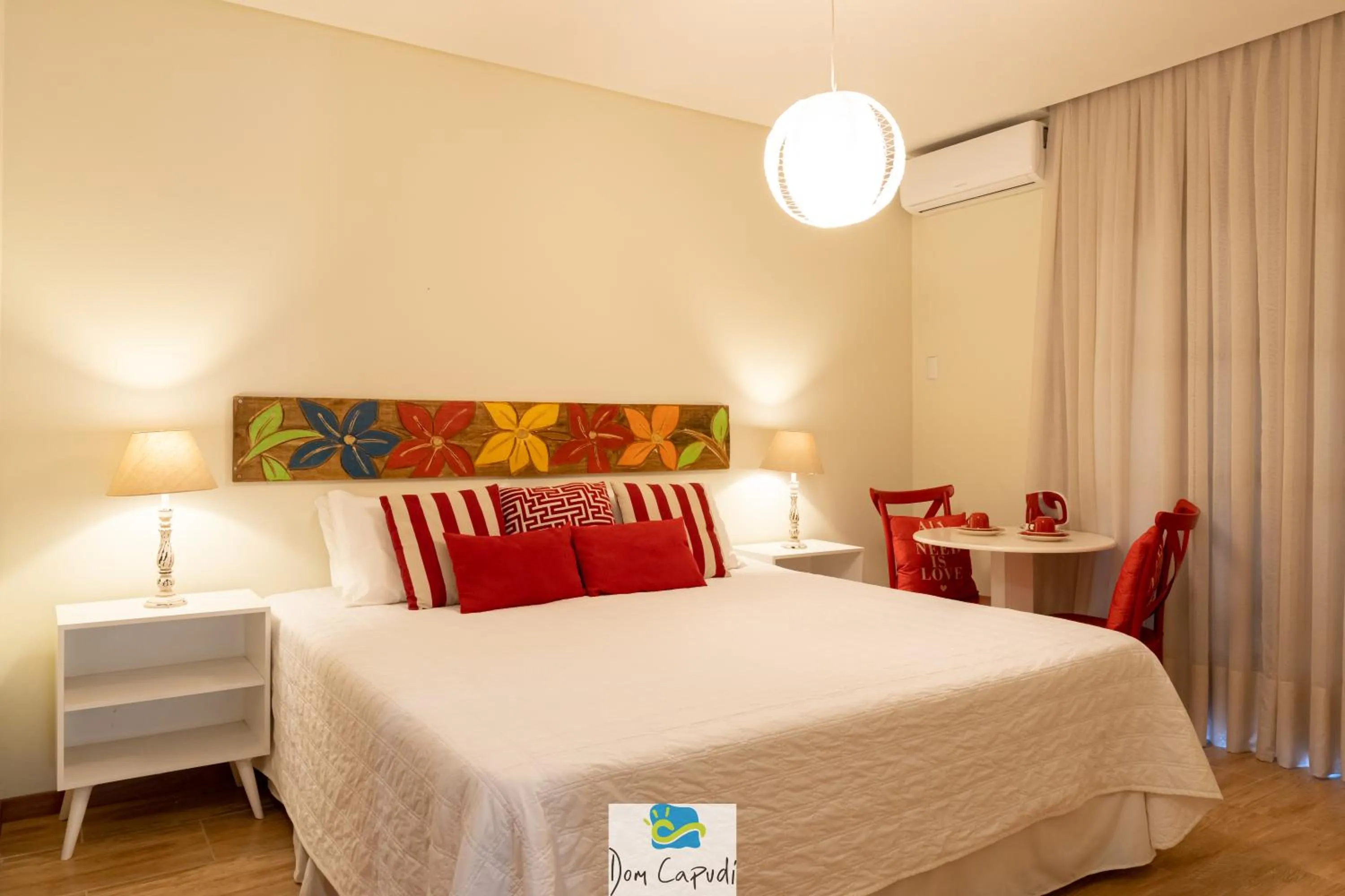 Bed in Pousada Dom Capudi