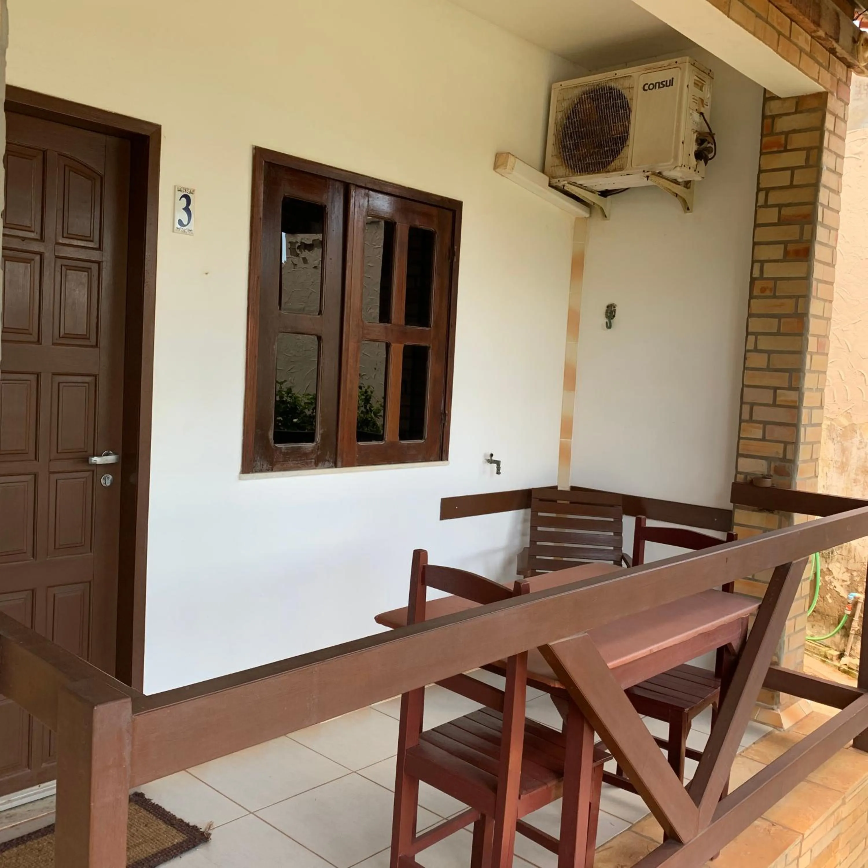 Pool view in Residenza Canoa