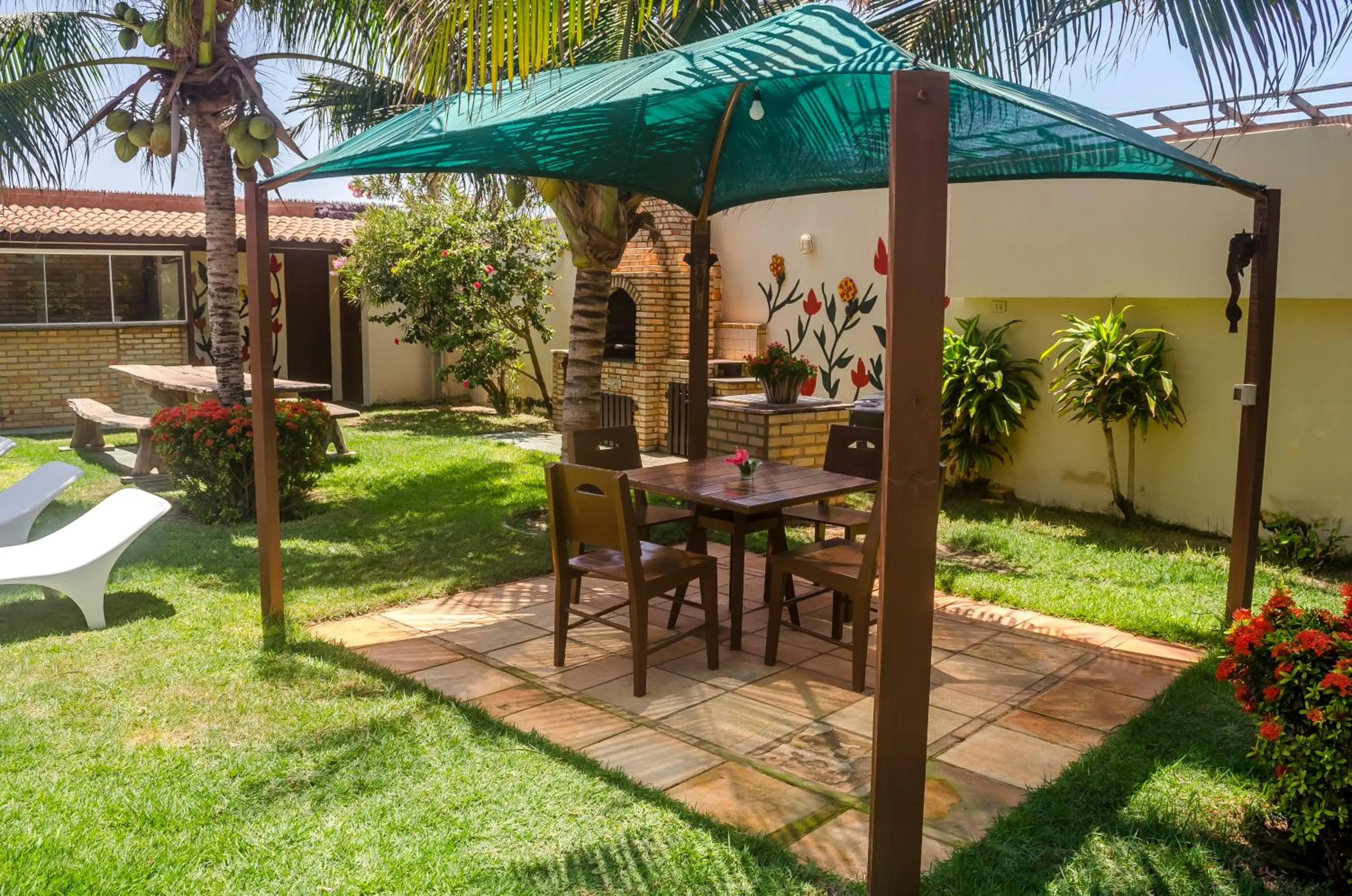 BBQ facilities in Residenza Canoa