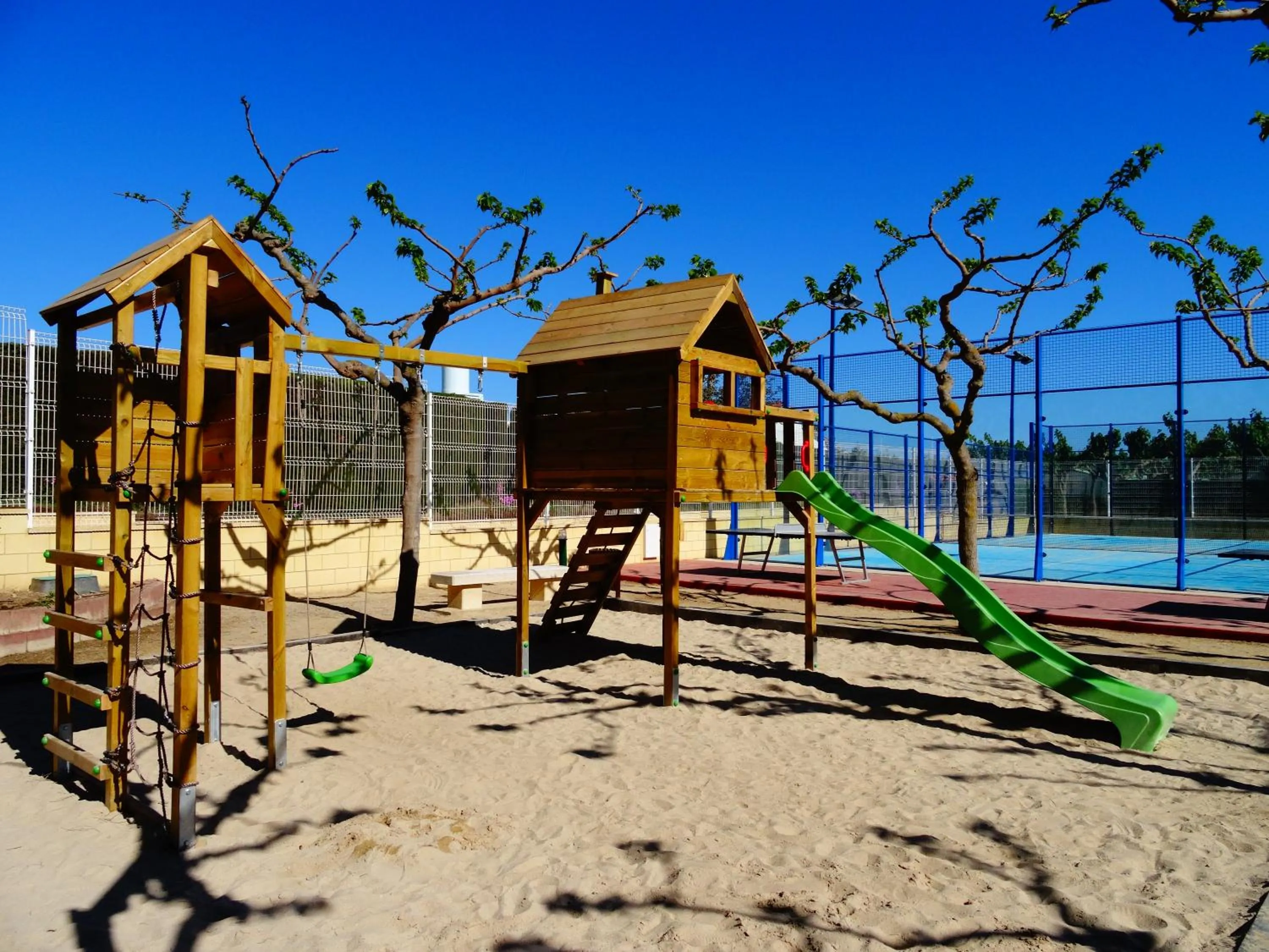 Children play ground in Camping Platja Cambrils