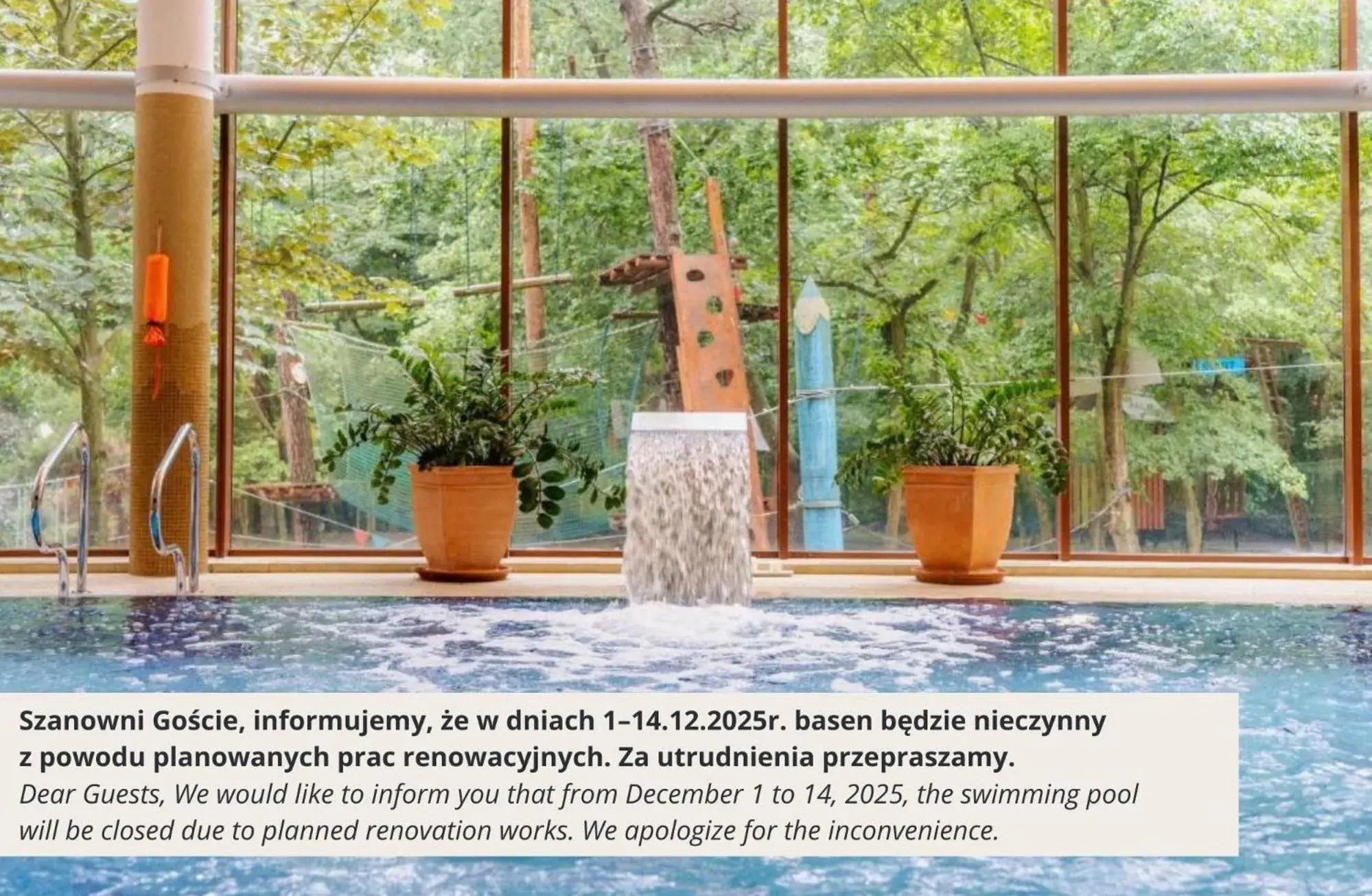 Swimming pool in Hotel Dom Zdrojowy Resort & SPA - Destigo Hotels Swimming pool in Hotel Dom Zdrojowy Resort & SPA - Destigo Hotels