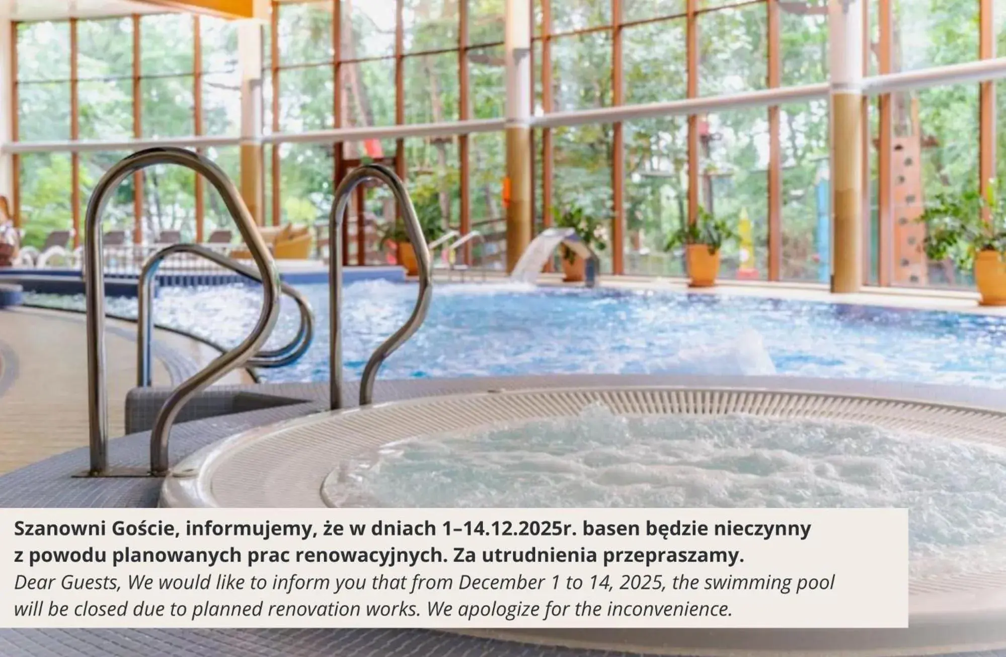 Swimming pool in Hotel Dom Zdrojowy Resort & SPA - Destigo Hotels Swimming pool in Hotel Dom Zdrojowy Resort & SPA - Destigo Hotels