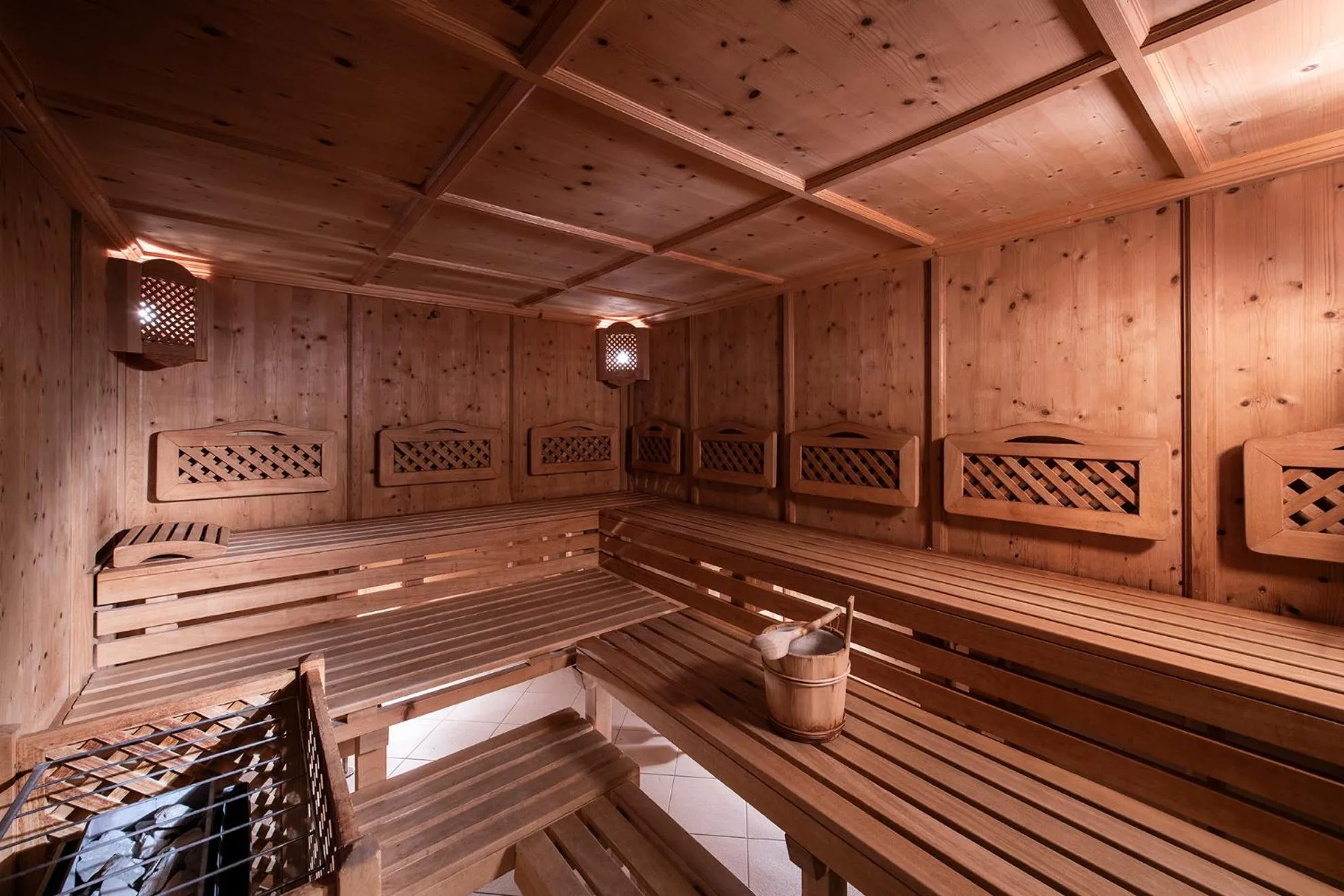 Sauna in Vital Sporthotel Kristall