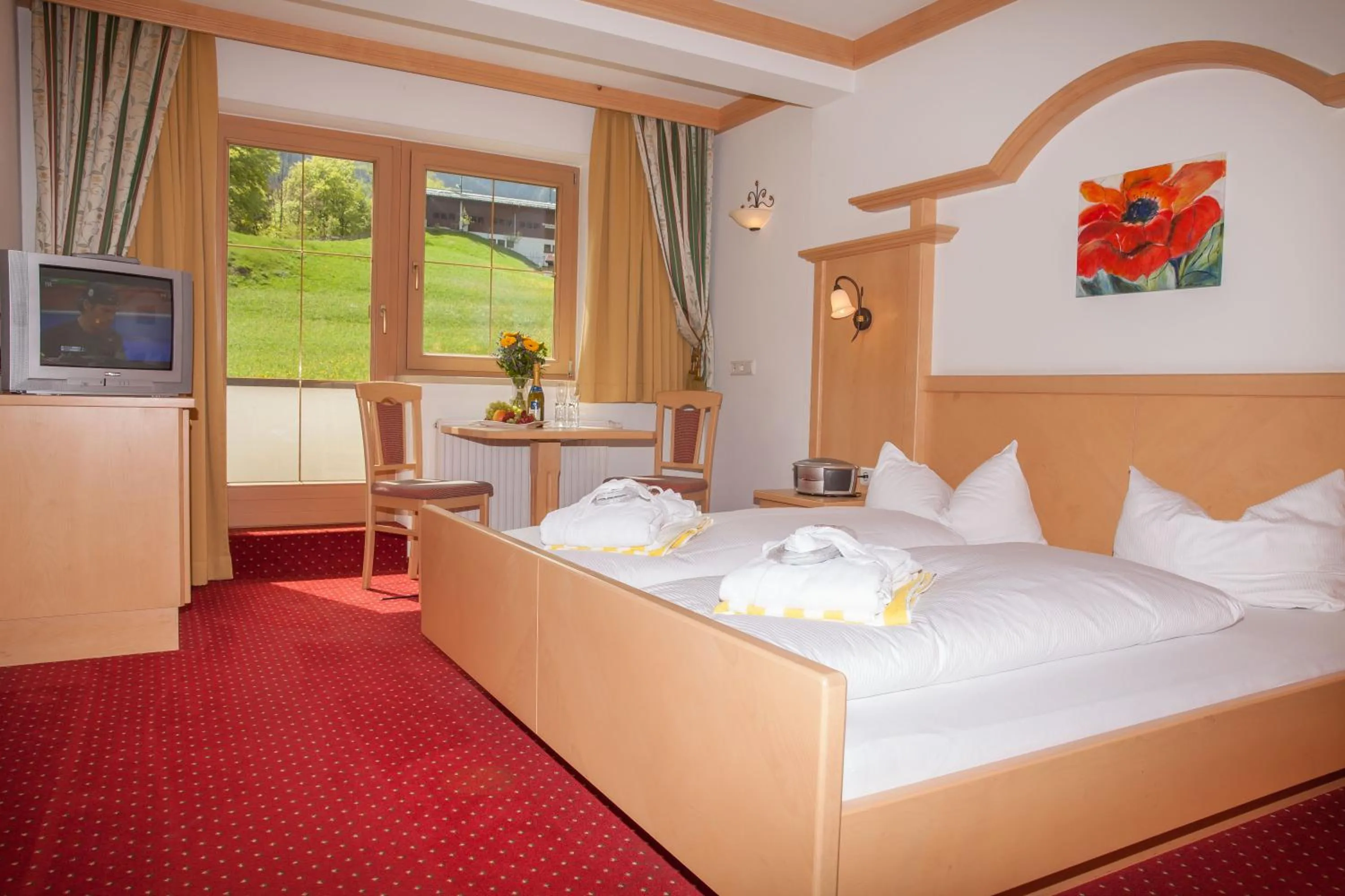 Bedroom, Bed in Vital Sporthotel Kristall