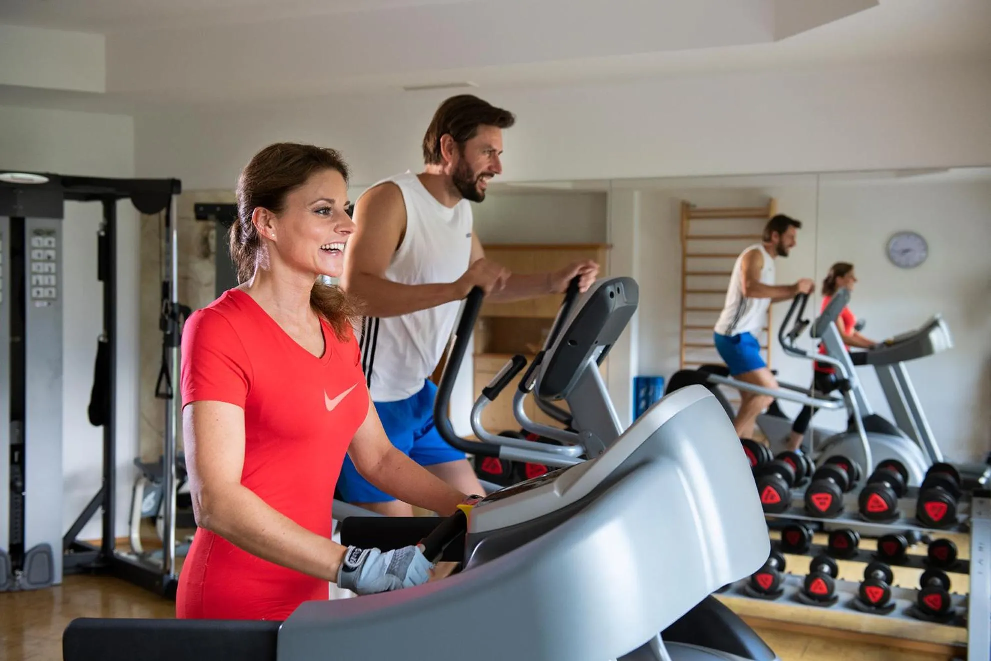 Fitness centre/facilities in Vital Sporthotel Kristall