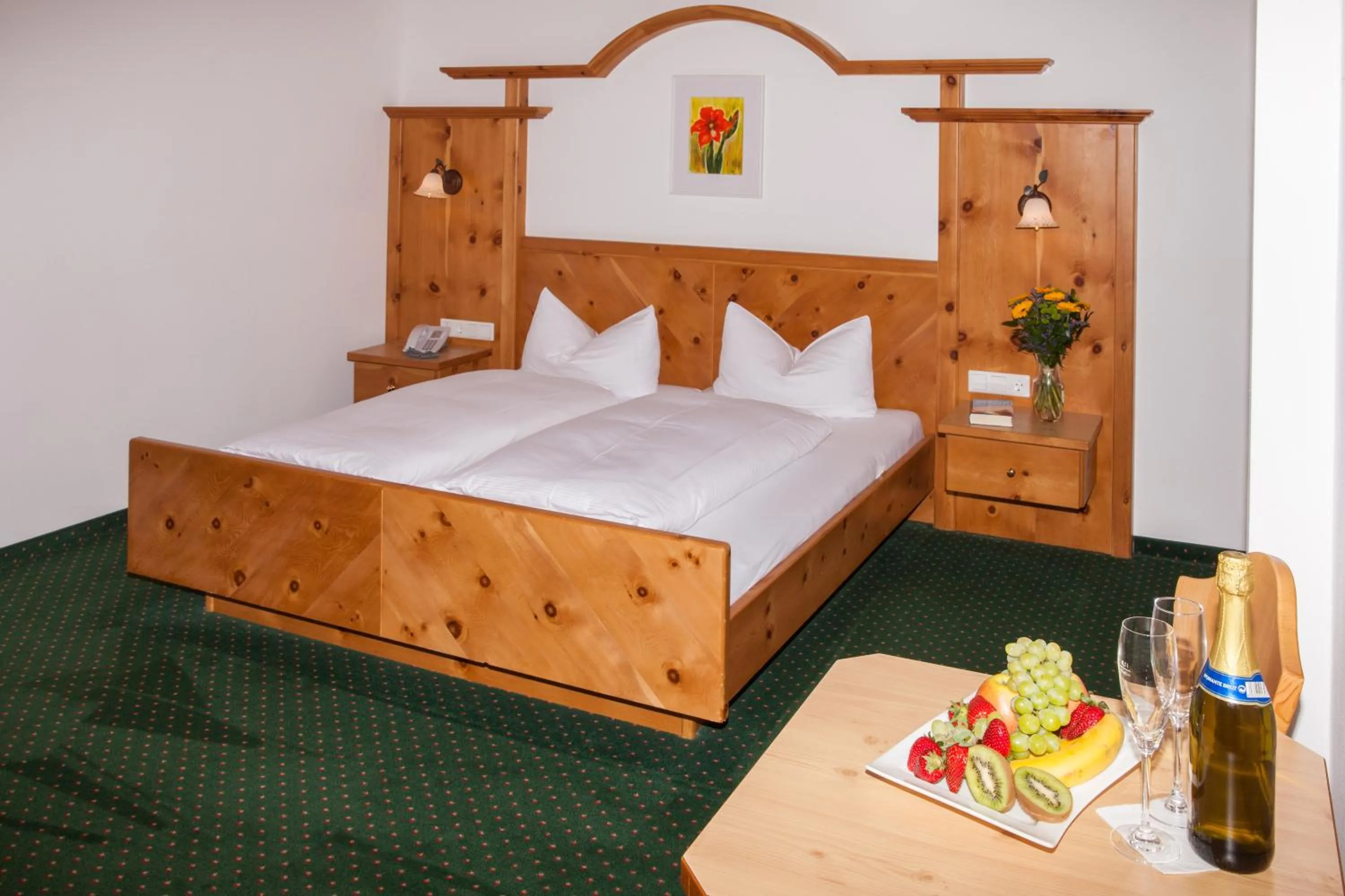 Bedroom, Bed in Vital Sporthotel Kristall