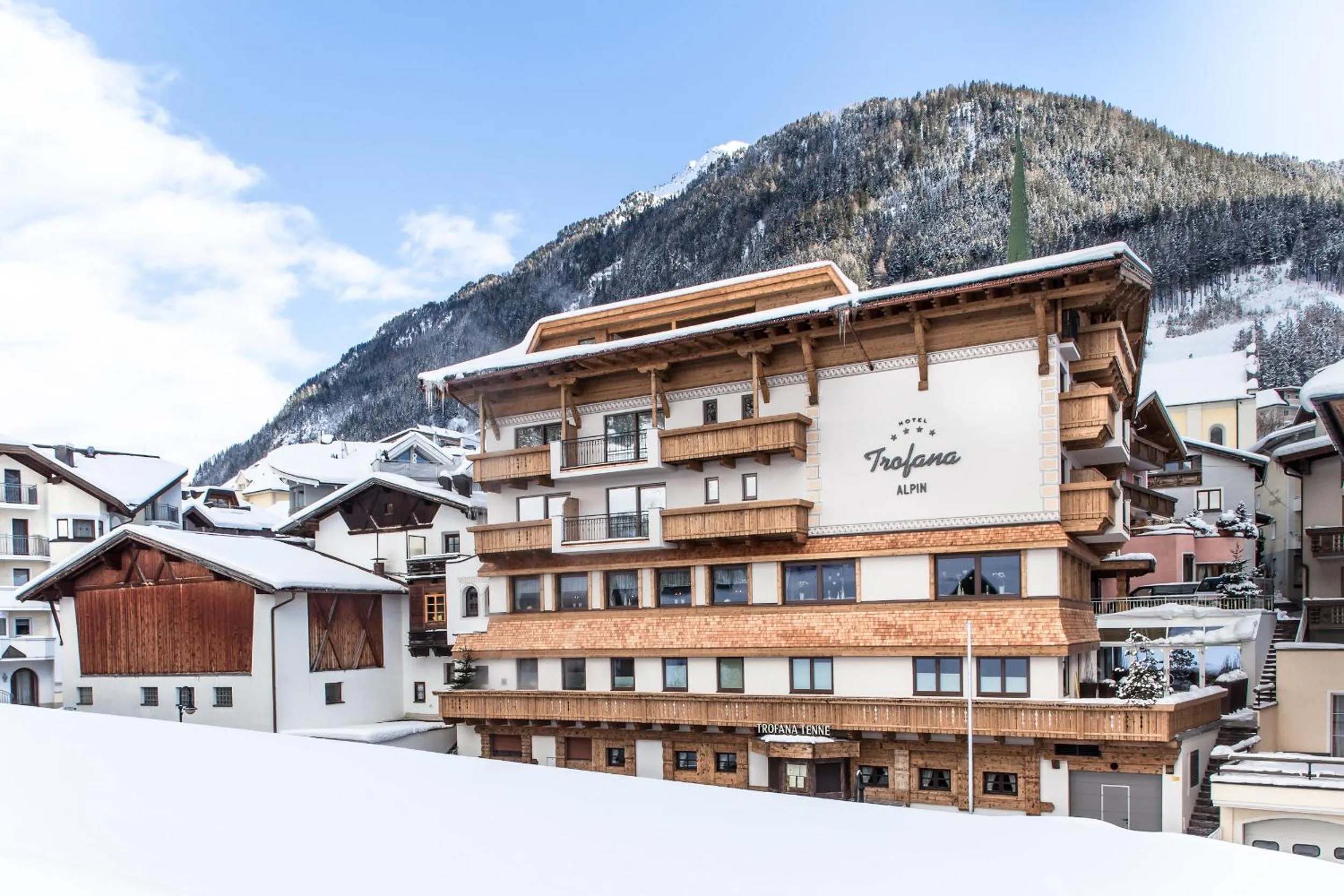 Property building in Hotel Trofana Alpin
