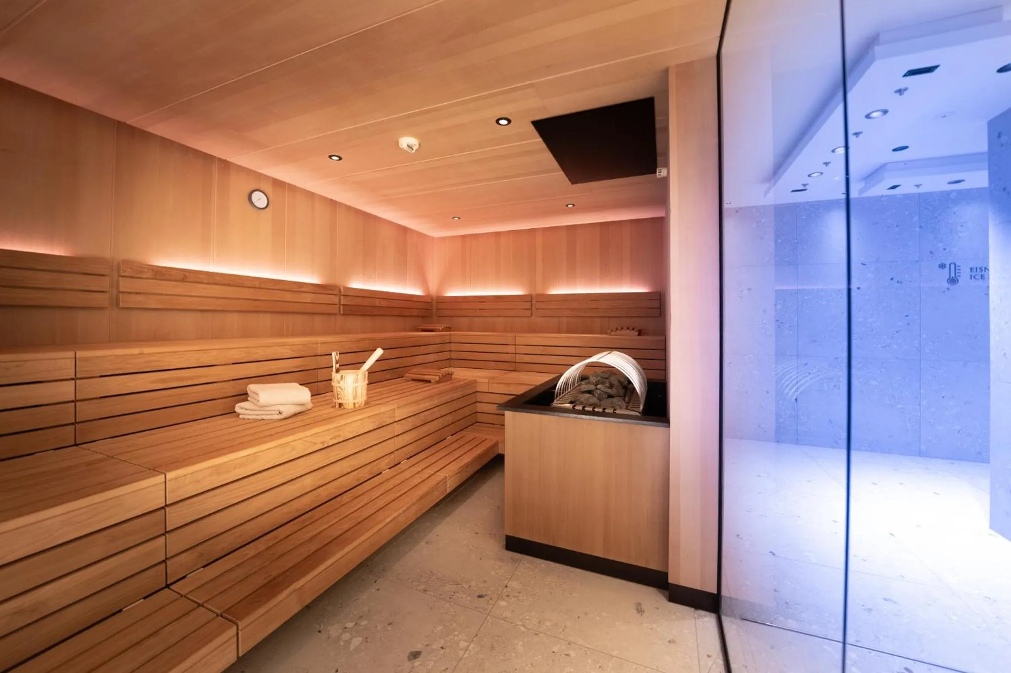 Sauna in Hotel Trofana Alpin