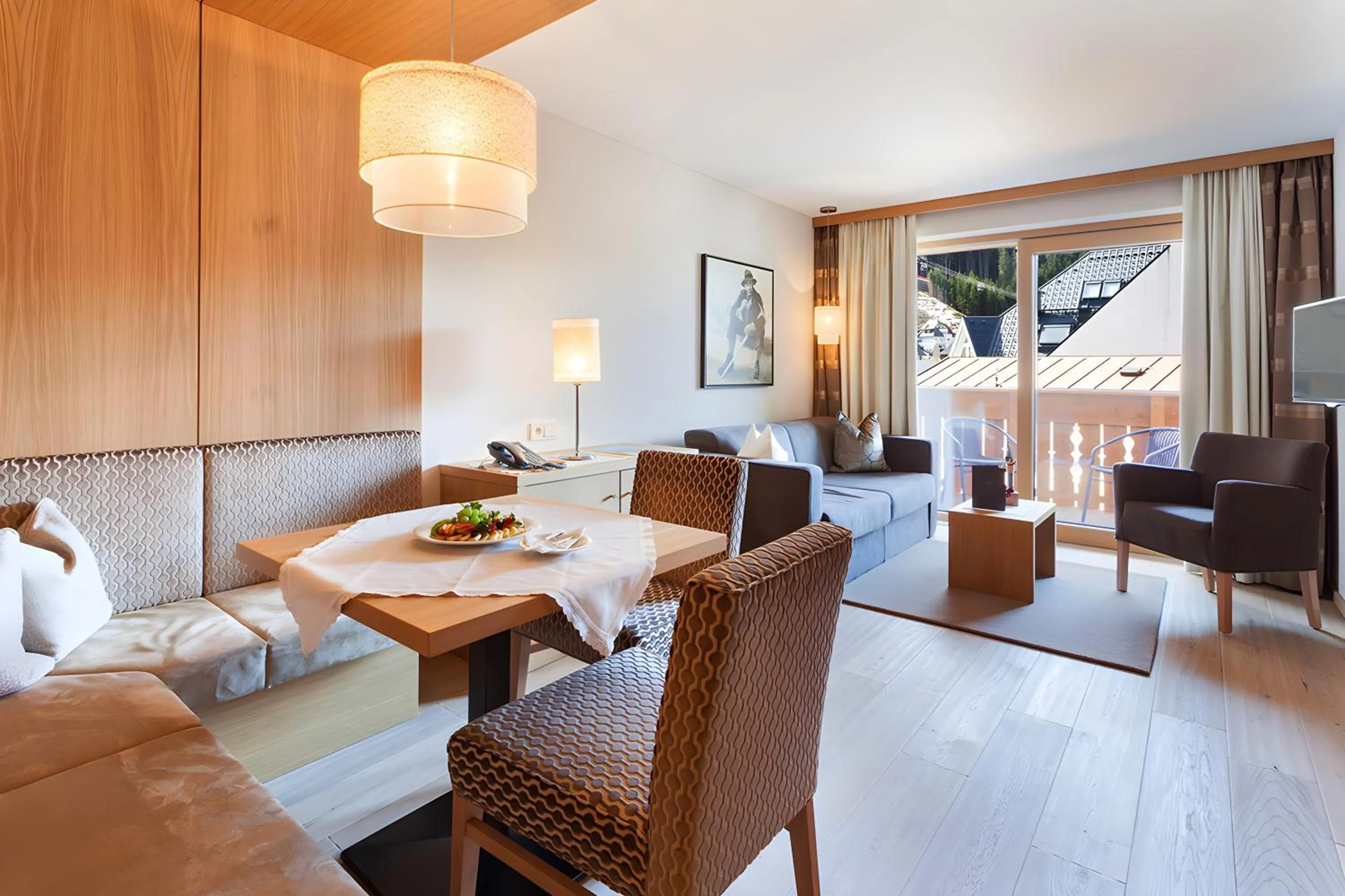 Living room in Hotel Trofana Alpin