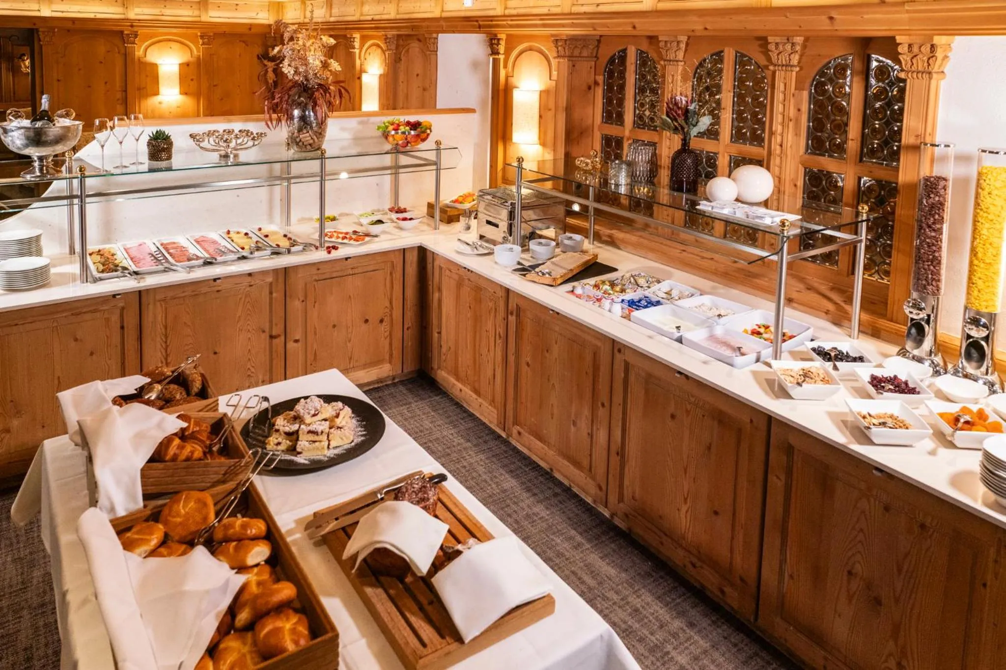 Breakfast in Hotel Trofana Alpin