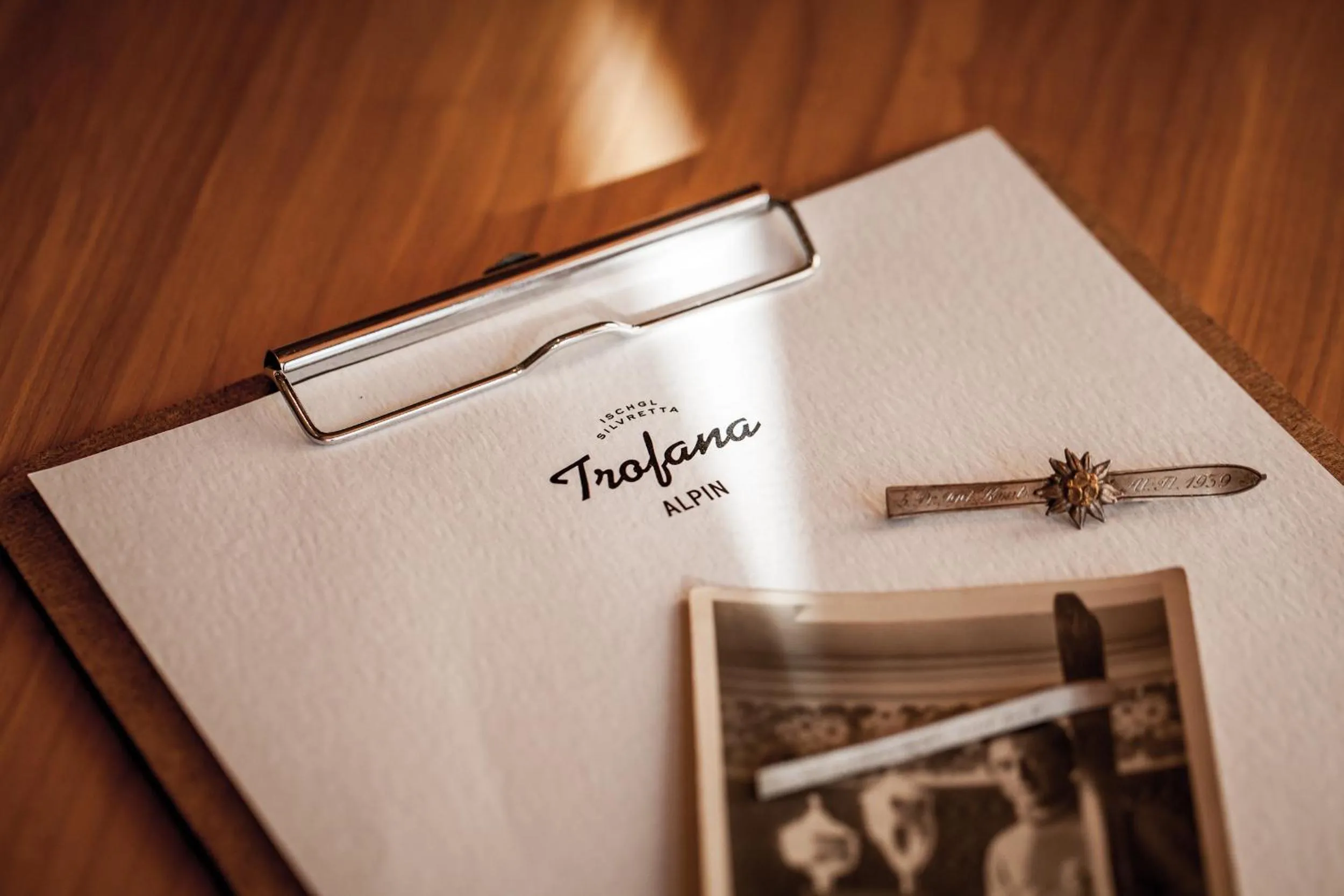 Decorative detail in Hotel Trofana Alpin