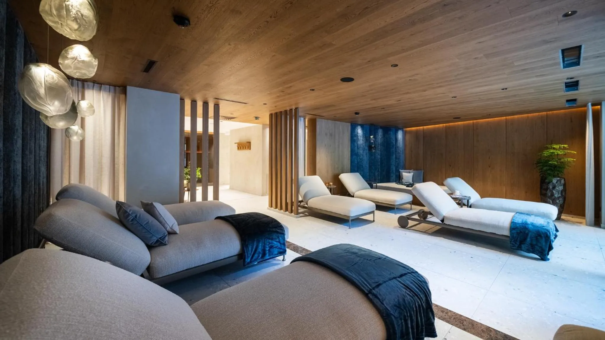 Sauna, Bed in Hotel Trofana Alpin