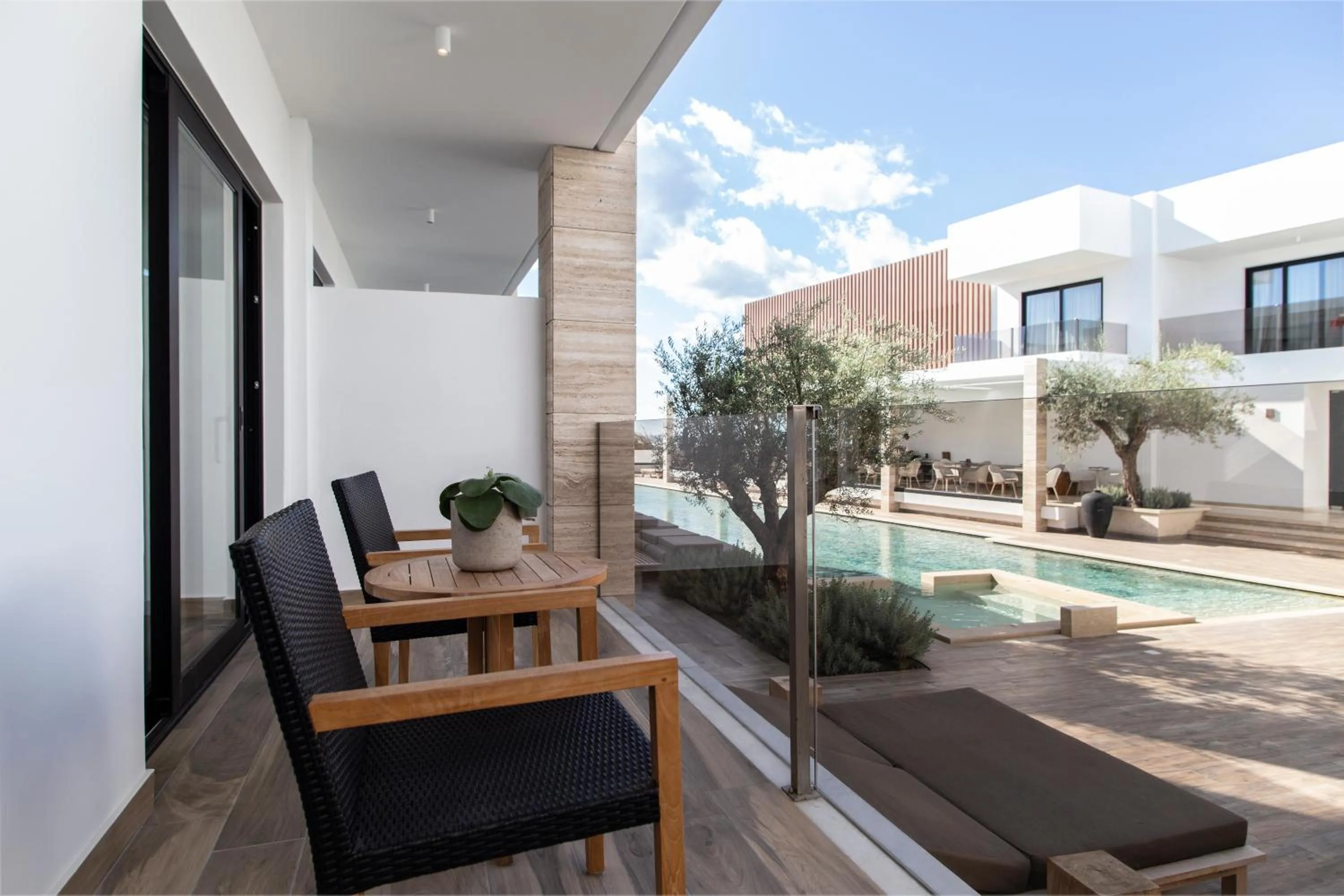 Patio in Lango Design Hotel & Spa, Adults Only