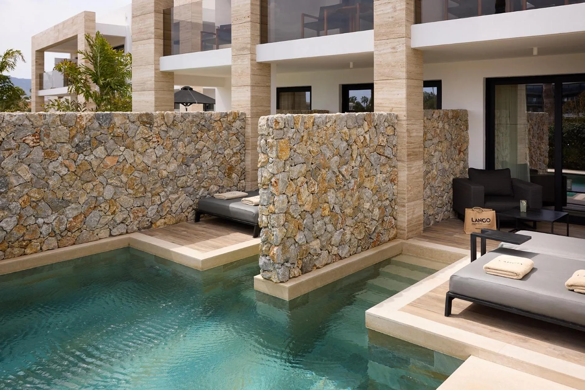 Patio in Lango Design Hotel & Spa, Adults Only